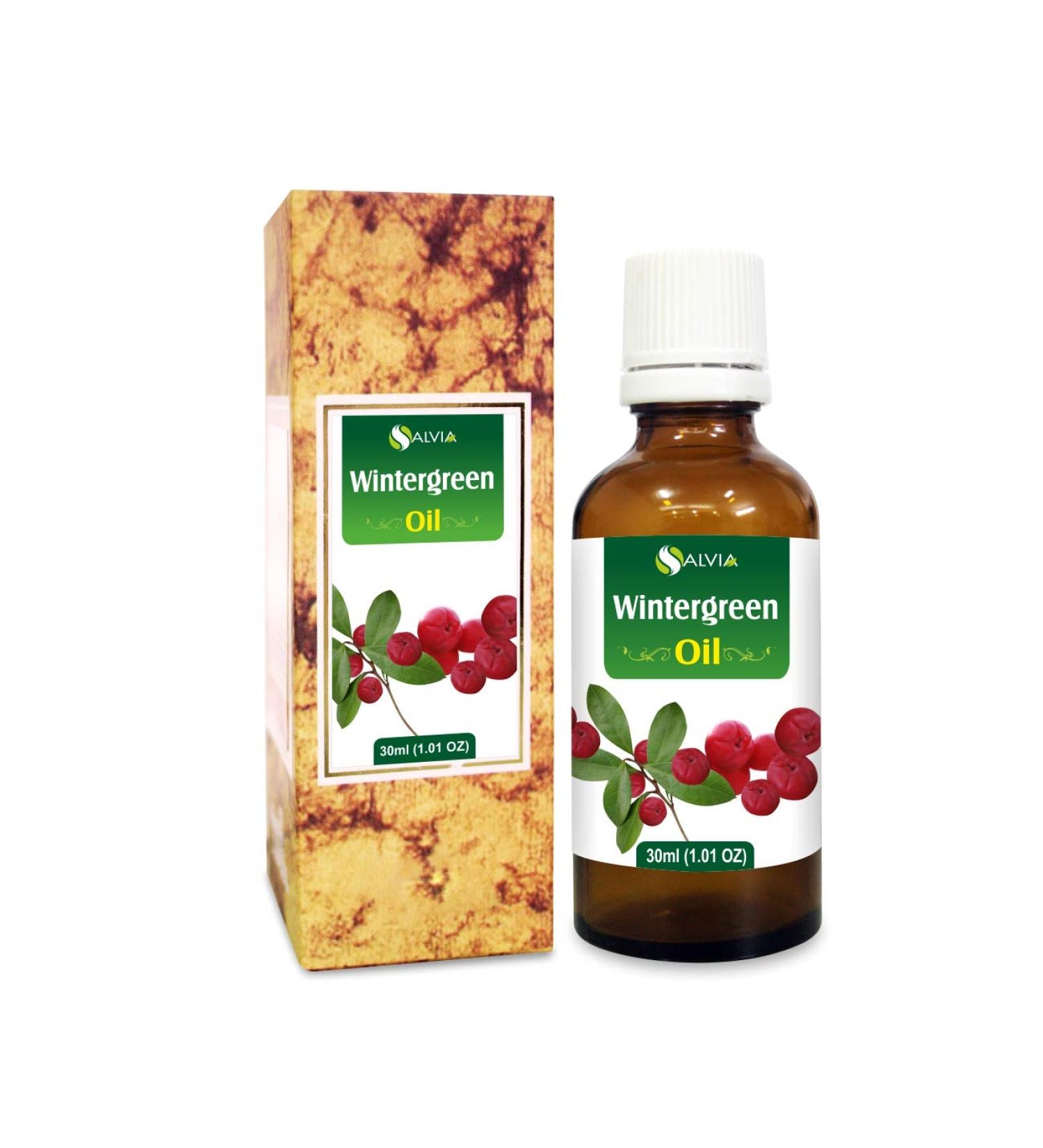 Salvia Winter Green Oil 100% Natural Pure Undiluted Uncut Essential Oil 30ml Winter Green 30 ml (Pack of 1) - Buy Online on SooperMarket.com
