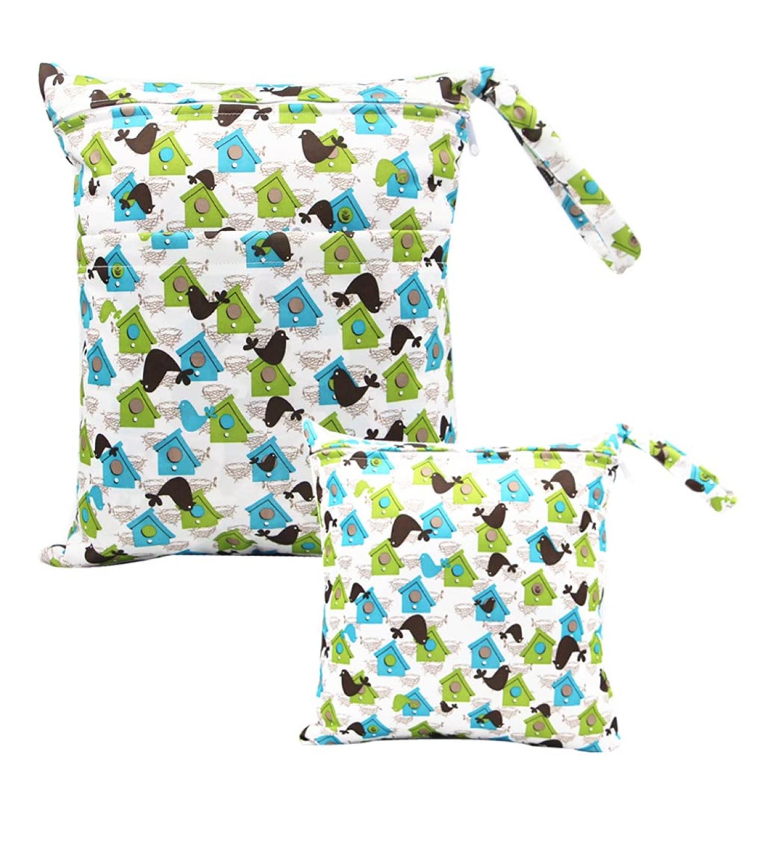 Egurs Diaper Bag Wetbag - Large & Medium Sizes | Stylish & Functional for On-the-Go Parents | Green - Buy Online on SooperMarket.com