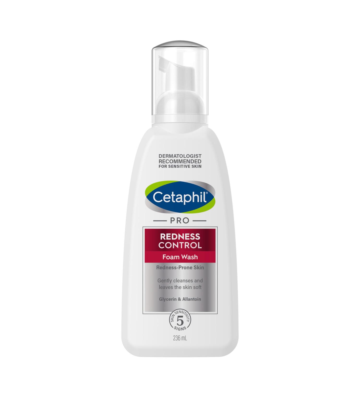 CETAPHIL PRO Redness Control Facial Cleansing Foam 236ml for Rosacea and Redness Prone Skin Non-Comedogenic - Buy Online on SooperMarket.com
