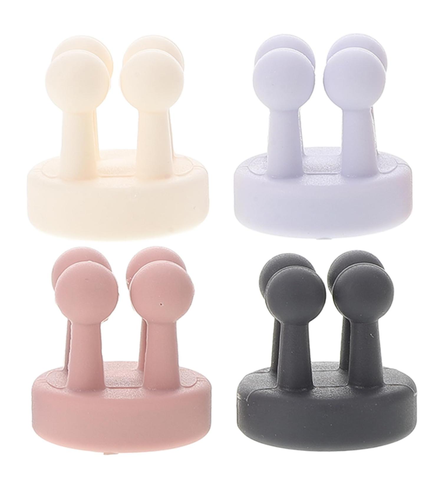 Baluue 4pcs Bathroom Hooks Wall Hanging Hooks Shower Razor Holder for Wall - Buy Online on SooperMarket.com