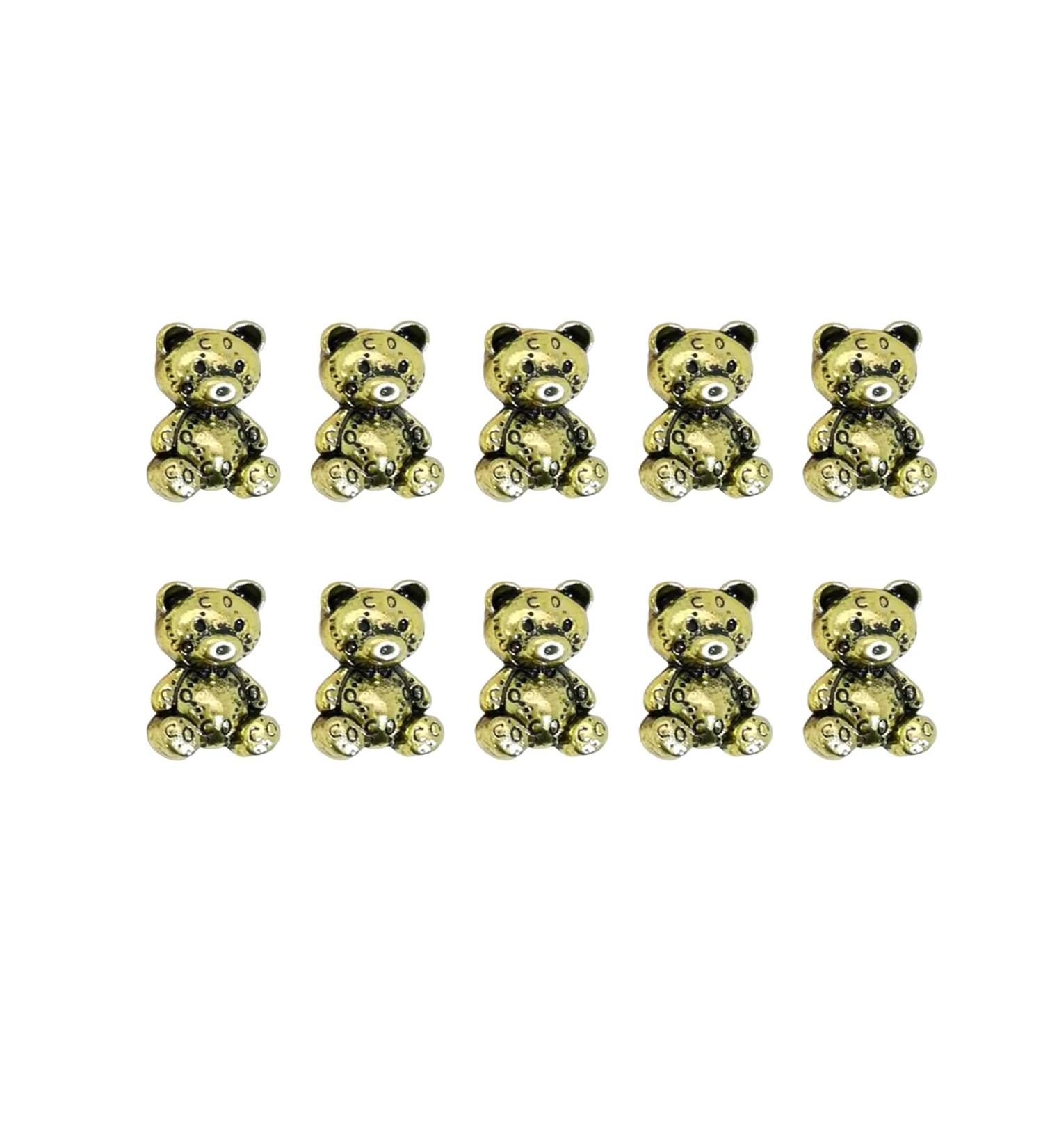 Worparsen Nail Art Decors Attractive Flower Love Heart Bear Modeling Fake Nail Decor Resistant Realistic Looking K - Buy Online on SooperMarket.com