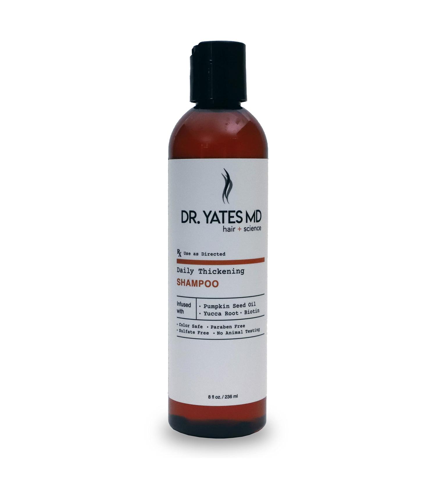 Dr. Yates MD Thickening Shampoo - Volume-Boosting Hair Loss Prevention for Men and Women (8 oz) - Buy Online on SooperMarket.com