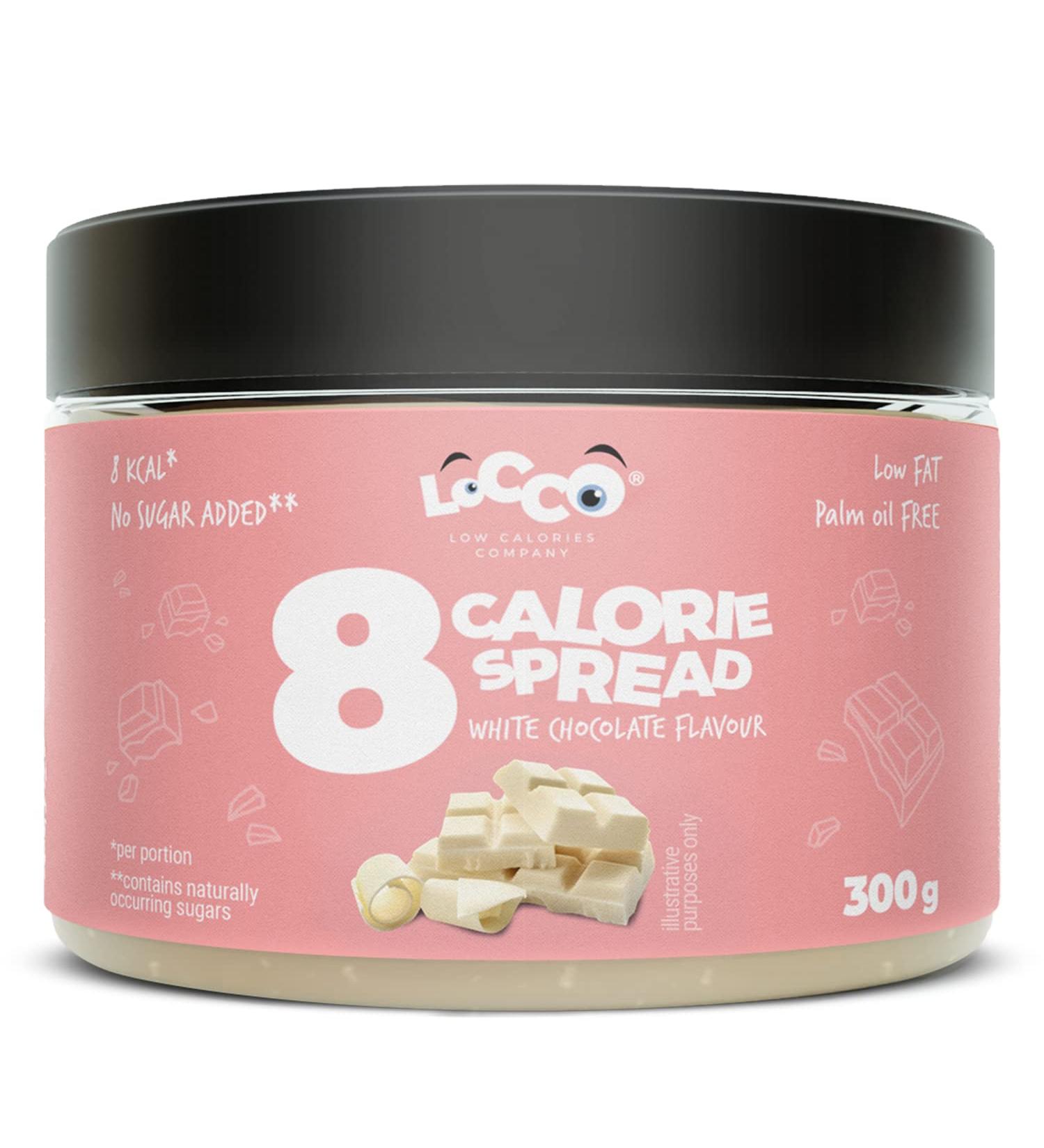 Kalorii Spread White Chocolate Flavour 300g - Low Calorie, Low Fat, No Added Sugar, Keto-Friendly, Vegetarian Sweet Snack - Buy Online on SooperMarket.com