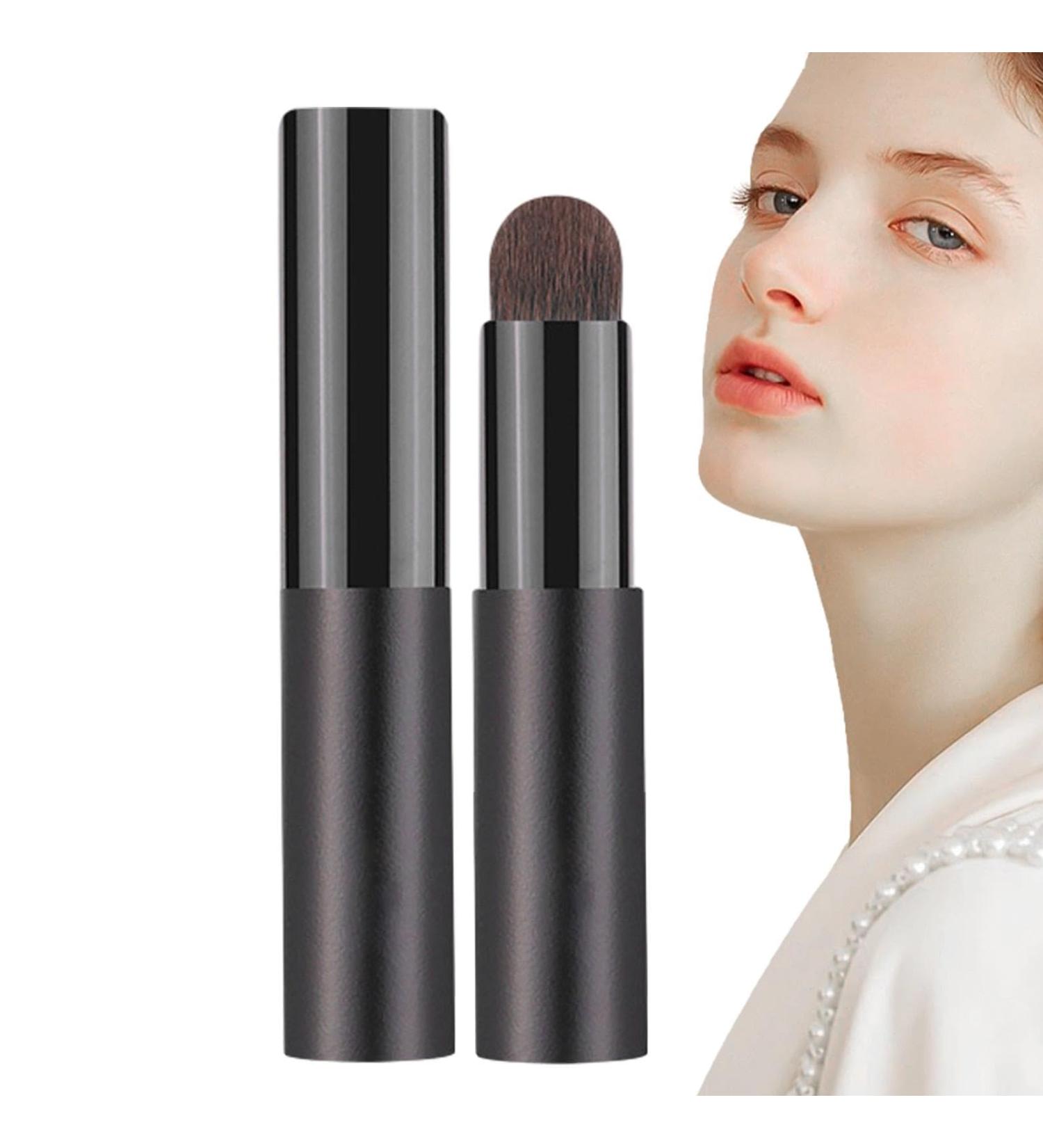 Toseky Lip Brush | Professional Makeup Brush with Lid | Makeup Applicator Beauty Tool Portable Brush for Lip Gloss Eyeshadow Lip Cream - Buy Online on SooperMarket.com