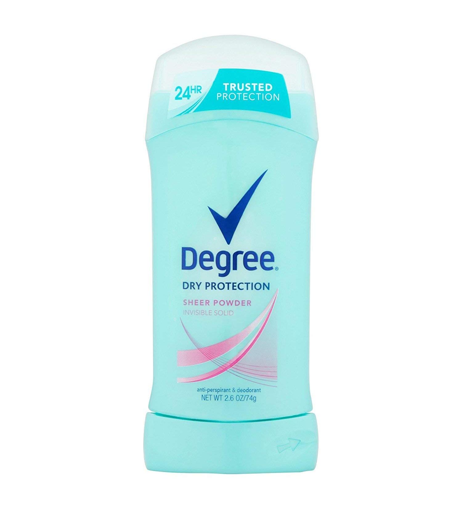 Degree Sheer Powder Antiperspirant Deodorant Stick 2.6 oz (Pack of 3)