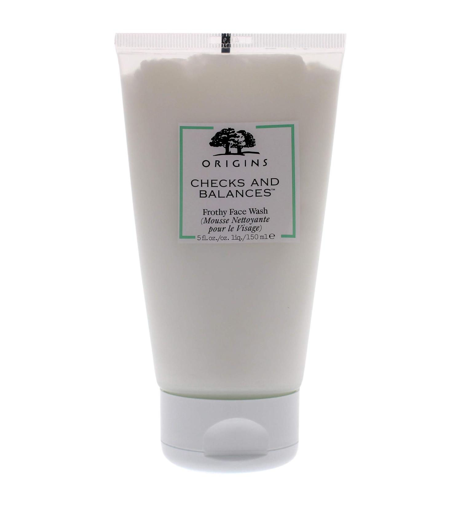 Origins Checks and Balances Frothy Face Wash 5 Fl Oz - Gentle Cleanser for Balanced Skin - Buy Online on SooperMarket.com