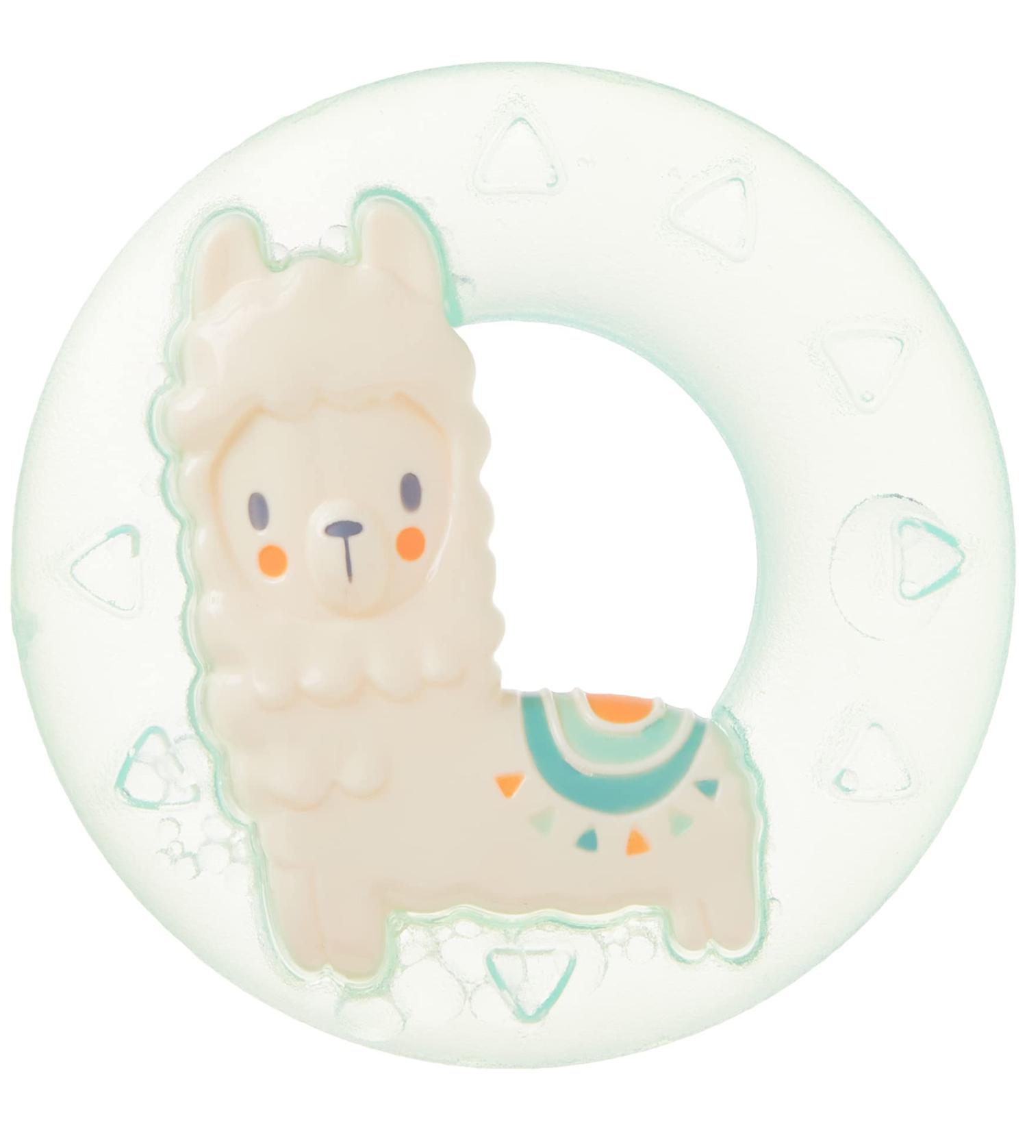 Itzy Ritzy Cute 'N Cool Llama Water-Filled Teether | Textured on Both Sides | Soothes Sore Gums | Refrigerator Safe - Buy Online on SooperMarket.com