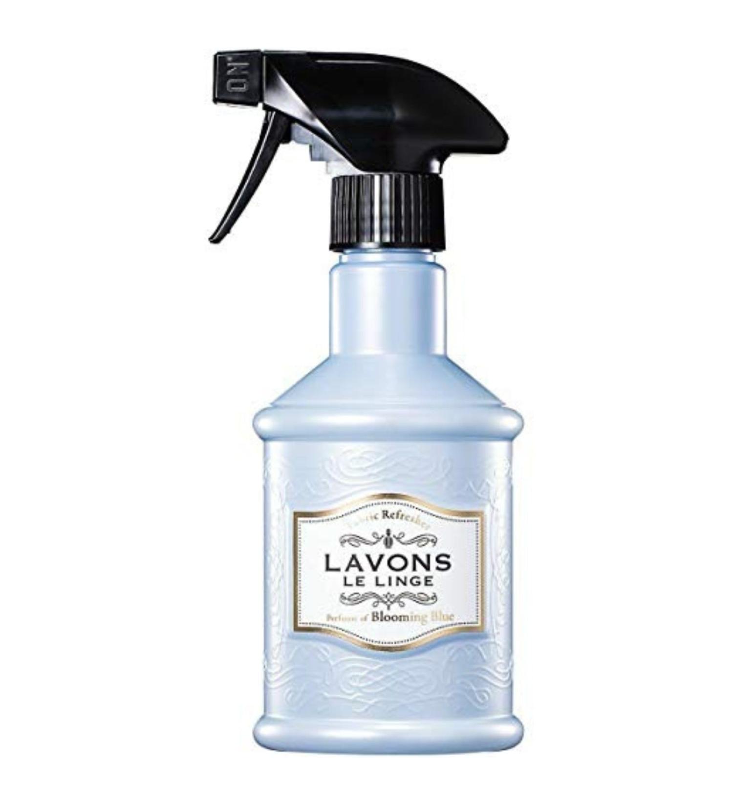 Japanese Fabric Deodorizer Spray - Premium Freshener for Kids Pets & Sensitive Skin | Smell Remover for Carpets & Couches - Blooming Blue 370mL - Buy Online on SooperMarket.com