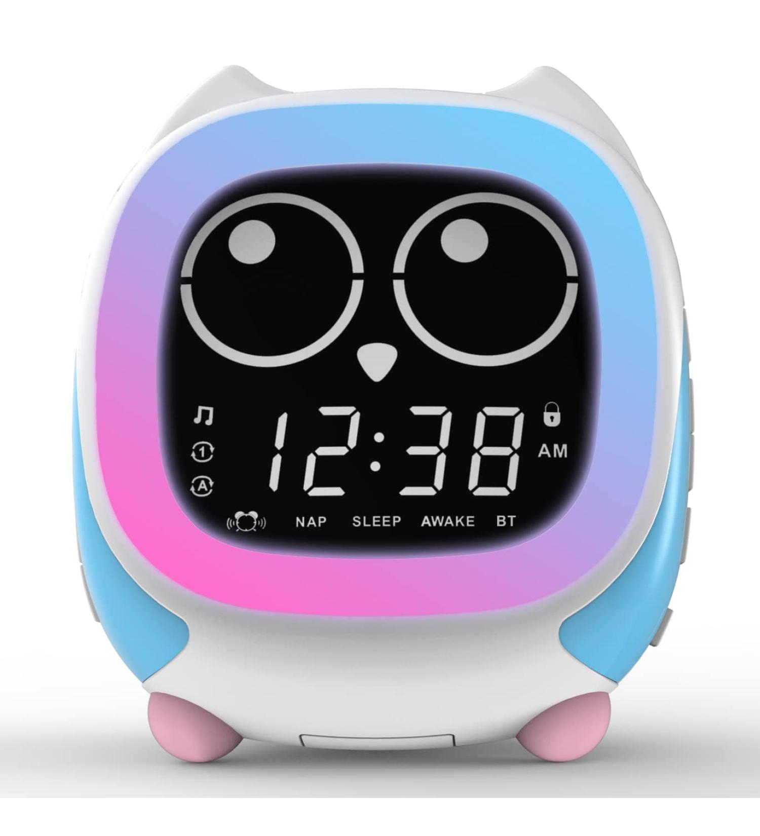 Itoma Addo Children's Alarm Clock | Sunrise/Sunset Simulation Bedside Lamp | White Noise Sleep & Wake Up Clock (ECHS912-2) - Buy Online on SooperMarket.com