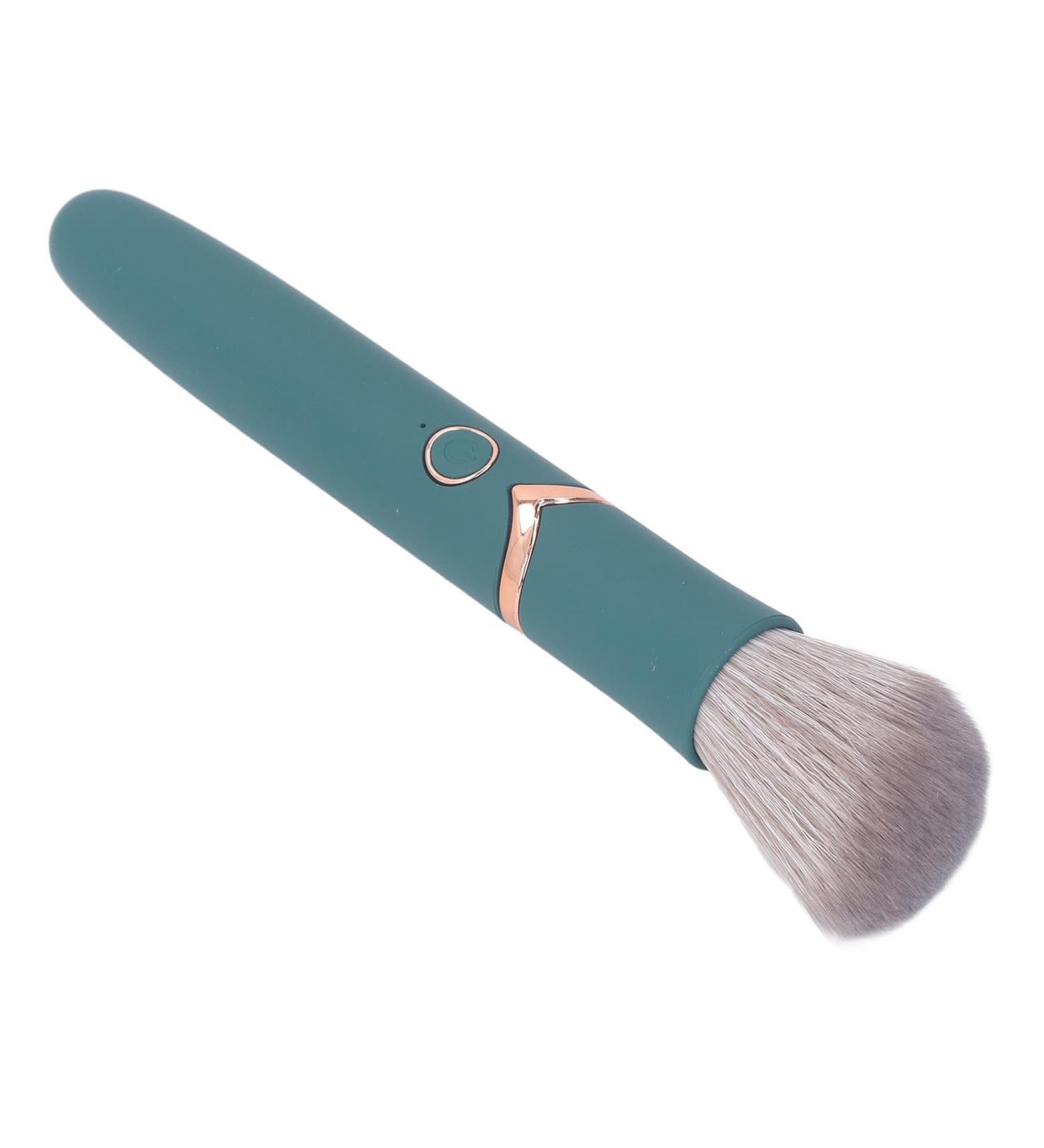 Electric Makeup Brush Portable 10 Levels Blush Brush for Contouring for Highlight (Green) - Buy Online on SooperMarket.com
