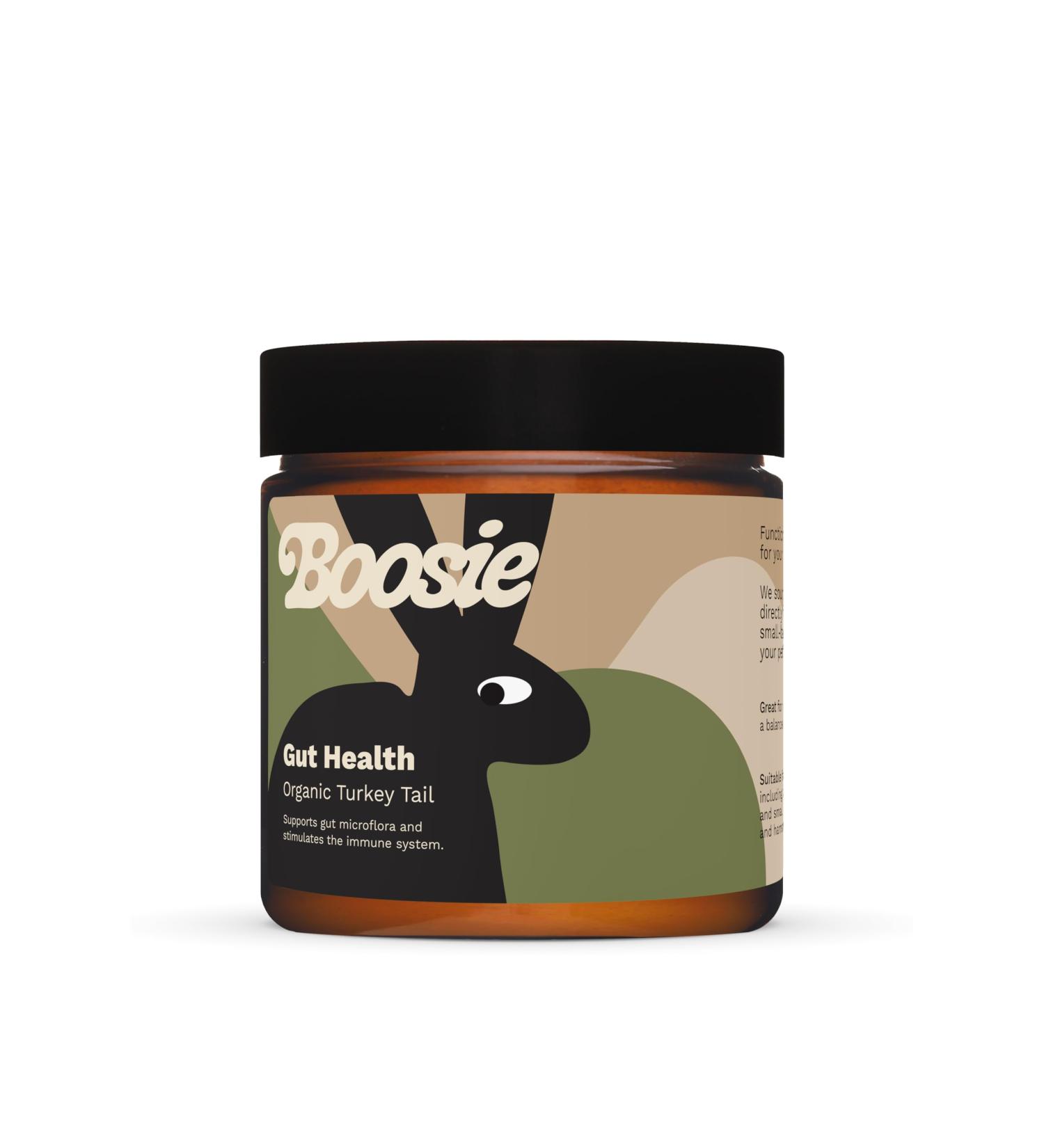 Boosie Organic Adaptogenic Powder for Dogs and Cats - Supports Gut Health and Promotes Diverse Microbiome - Turkey Tail Mushroom - 100% Natural without Additives or Preservatives - Pet Nutrition - Buy Online on SooperMarket.com