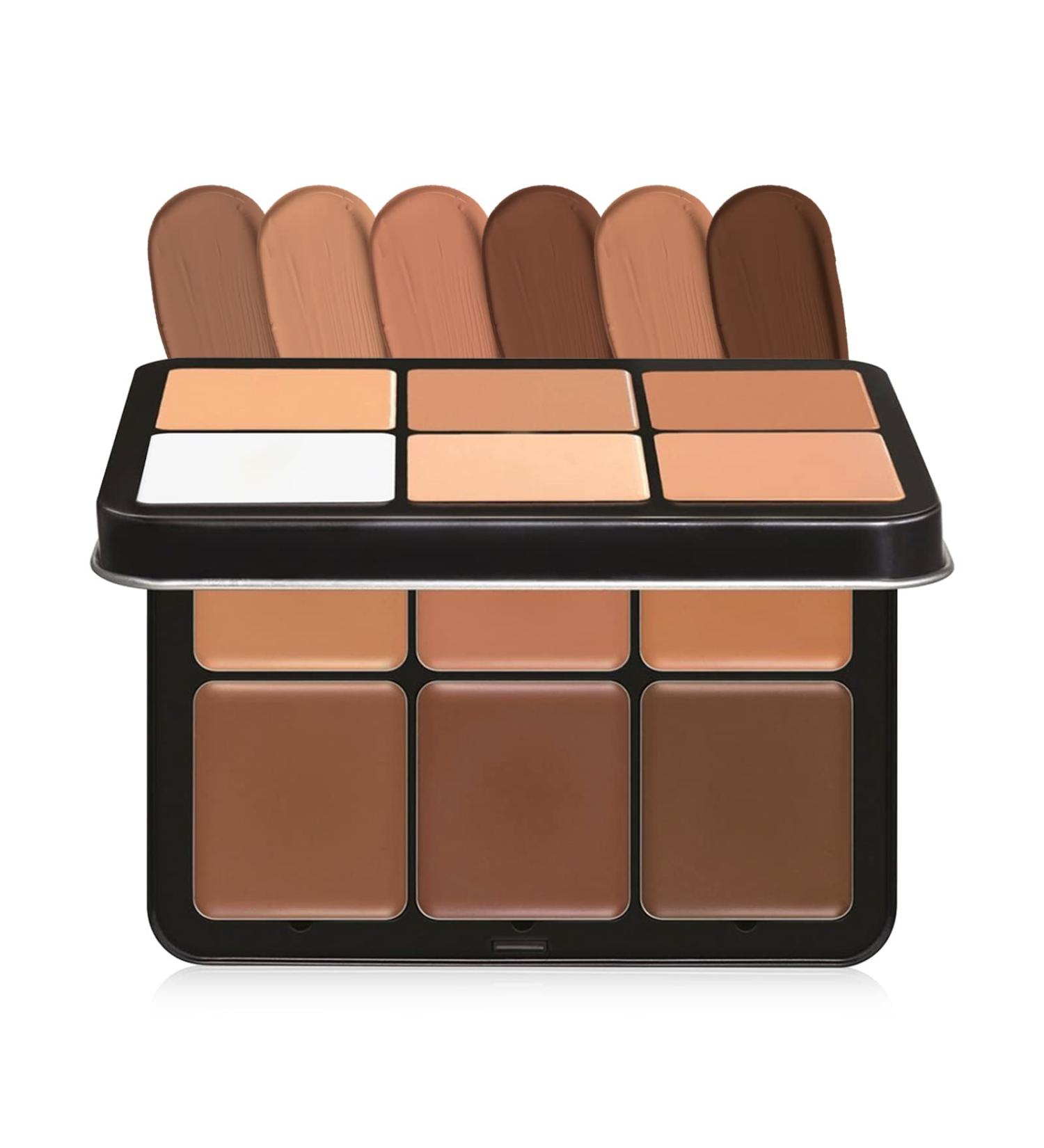HOSAILY 12 Colors Concealer Palette - Waterproof Long Lasting Cream Foundation Makeup - 1 Ounce - Buy Online on SooperMarket.com