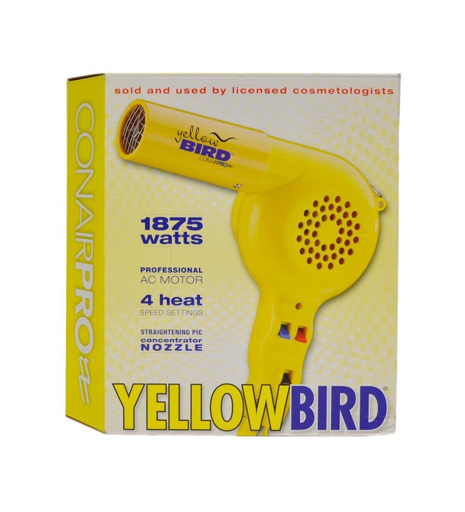 Conair Pro Yellow Bird Hair Dryer (Model: YB075W)