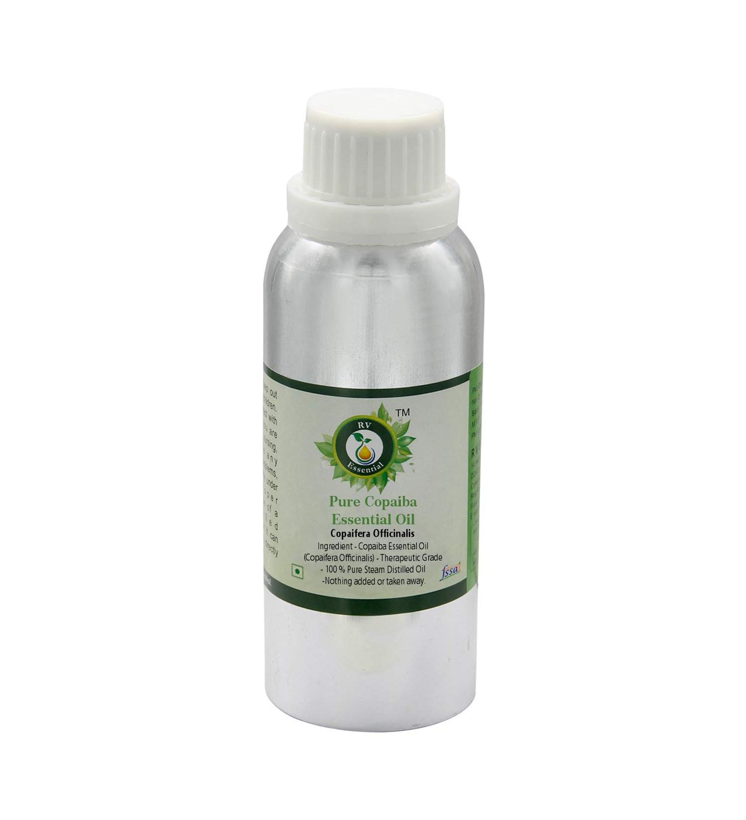 Copaiba Essential Oil | Copaifera Officinalis | for Skin | 100% Pure Natural | Steam Distilled | Therapeutic Grade | 300ml | 10oz by R V Essential 300ml (10oz)