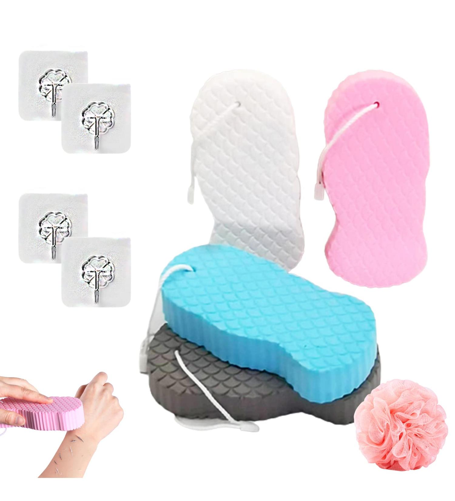 Fitmedify Skin Sponge Superpeeler - 4pcs Exfoliating Bath Sponge for Callus and Dead Skin Removal - Buy Online on SooperMarket.com