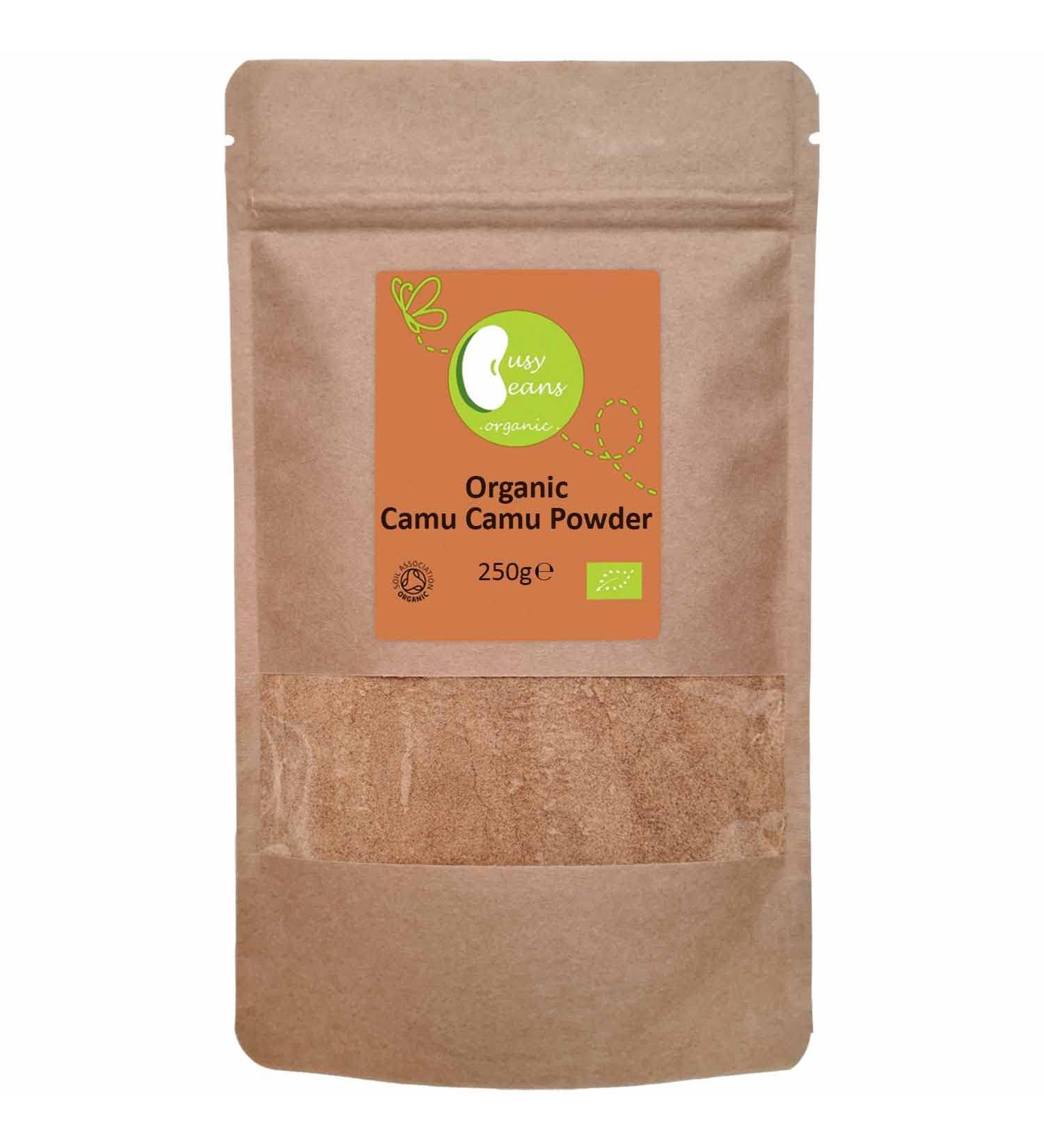 Organic Camu Camu Powder - Certified Organic - by Busy Beans Organic (250g) 250 g (Pack of 1) - Buy Online on SooperMarket.com