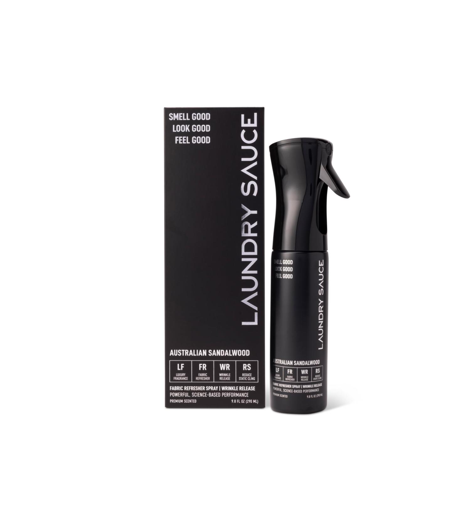 Laundry Sauce Fabric Refresher Spray - Odor-Fighting Australian Sandalwood Scent | 9.8 fl oz | International Shipping Available - Buy Online on SooperMarket.com