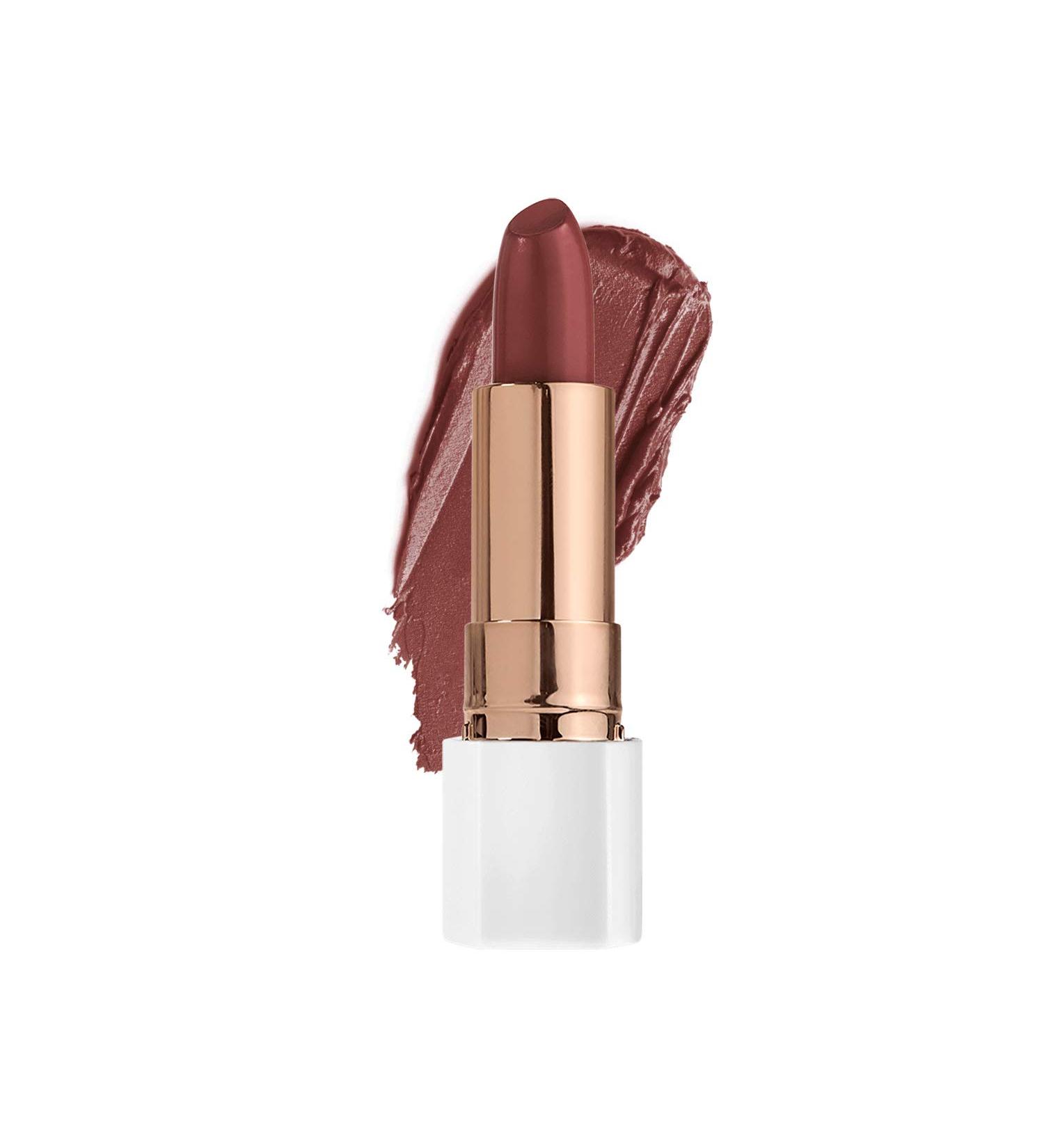 Flower Beauty Petal Pout Lipstick - Chestnut Kiss Cream - Cruelty-Free, Nourishing Lip Color with Antioxidants - Highly Pigmented - 1 Count - Buy Online on SooperMarket.com