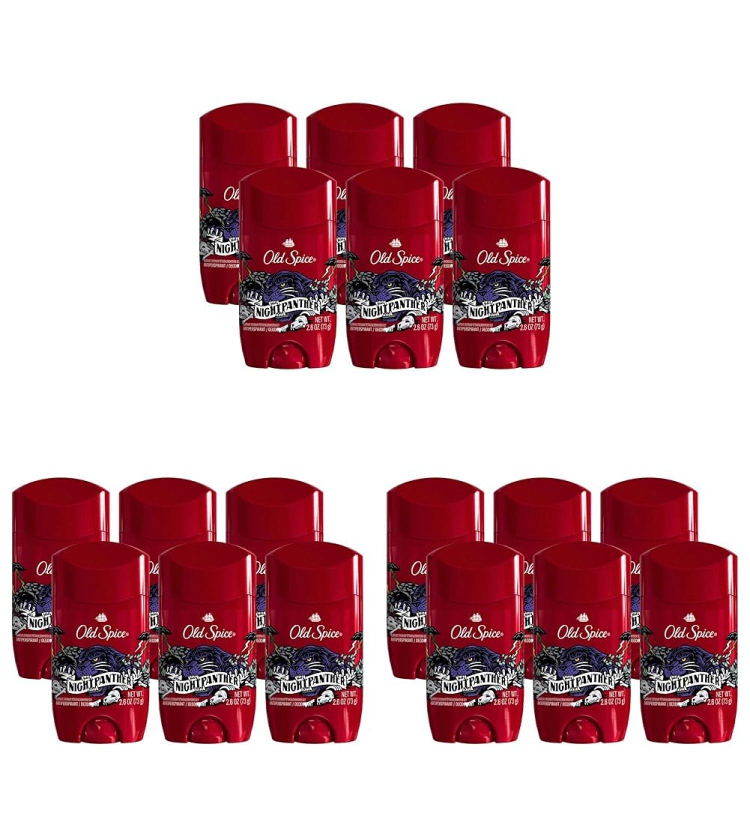 Old Spice Antiperspirant Deodorant for Men NightPanther 48 Hr Odor Protection 2.6 Oz. (Pack of 18) 2.60 Ounce (Pack of 18) NightPanther - Buy Online on SooperMarket.com