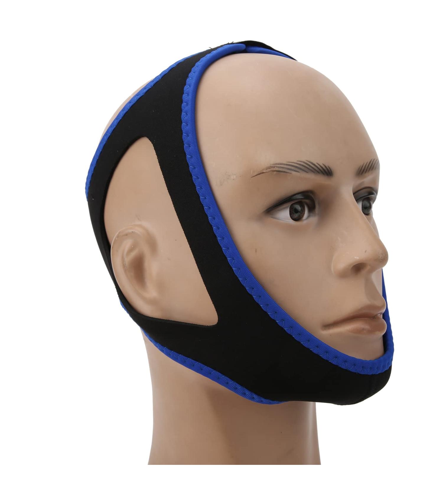 Adjustable Chin Strap for Snoring Relief - CPAP Friendly | Anti-Snore Device for Better Sleep - Breathable and Comfortable - Buy Online on SooperMarket.com