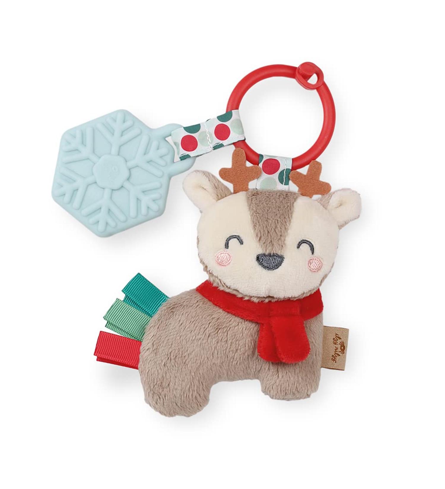 Itzy Ritzy Itzy Pal Infant Toy & Teether - Jolly The Reindeer - Buy Online on SooperMarket.com
