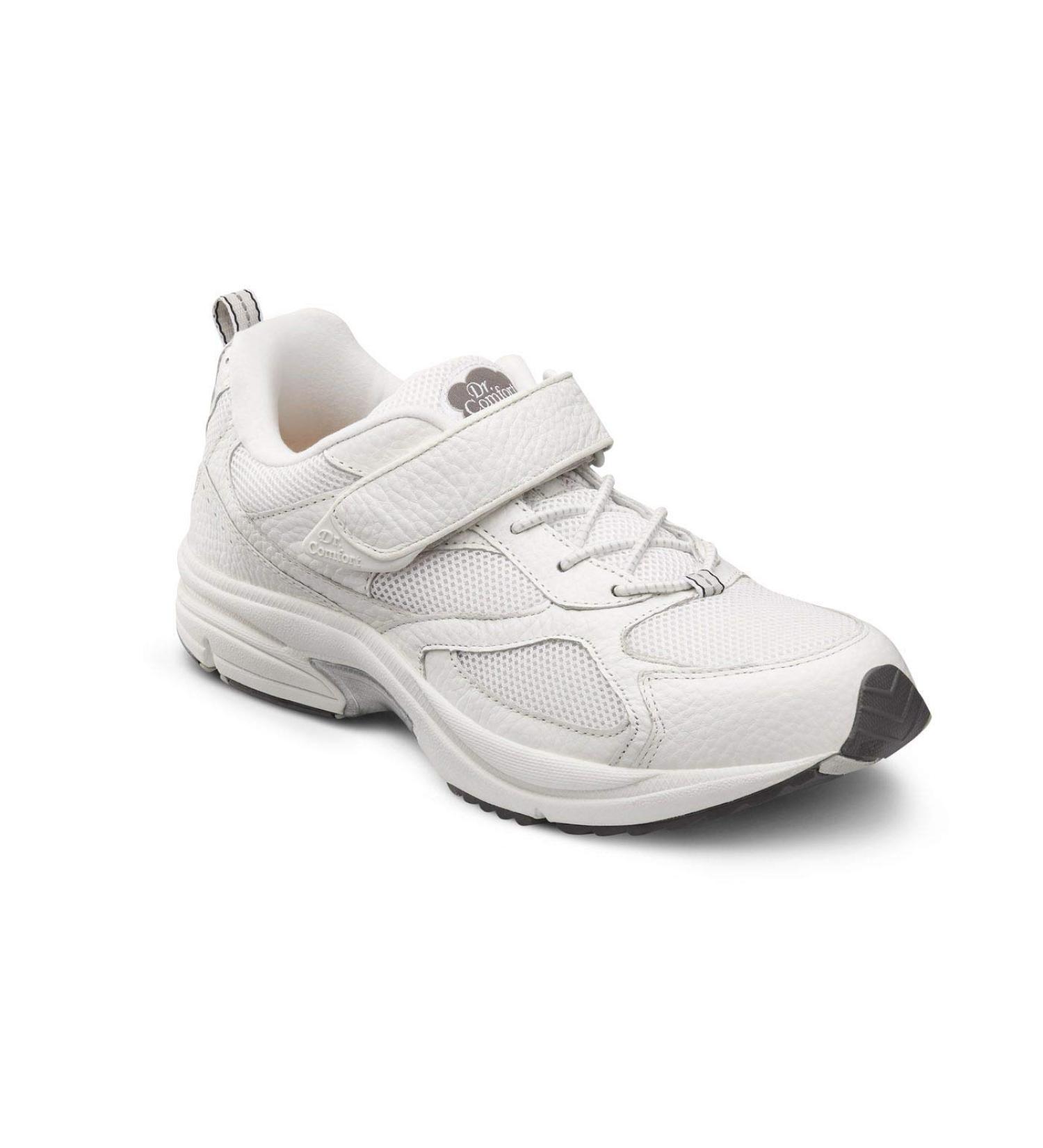 Dr. Comfort Endurance Men's Athletic Shoes w/ Gel Inserts - Therapeutic Diabetic Running Shoes 11.5 White - Buy Online on SooperMarket.com