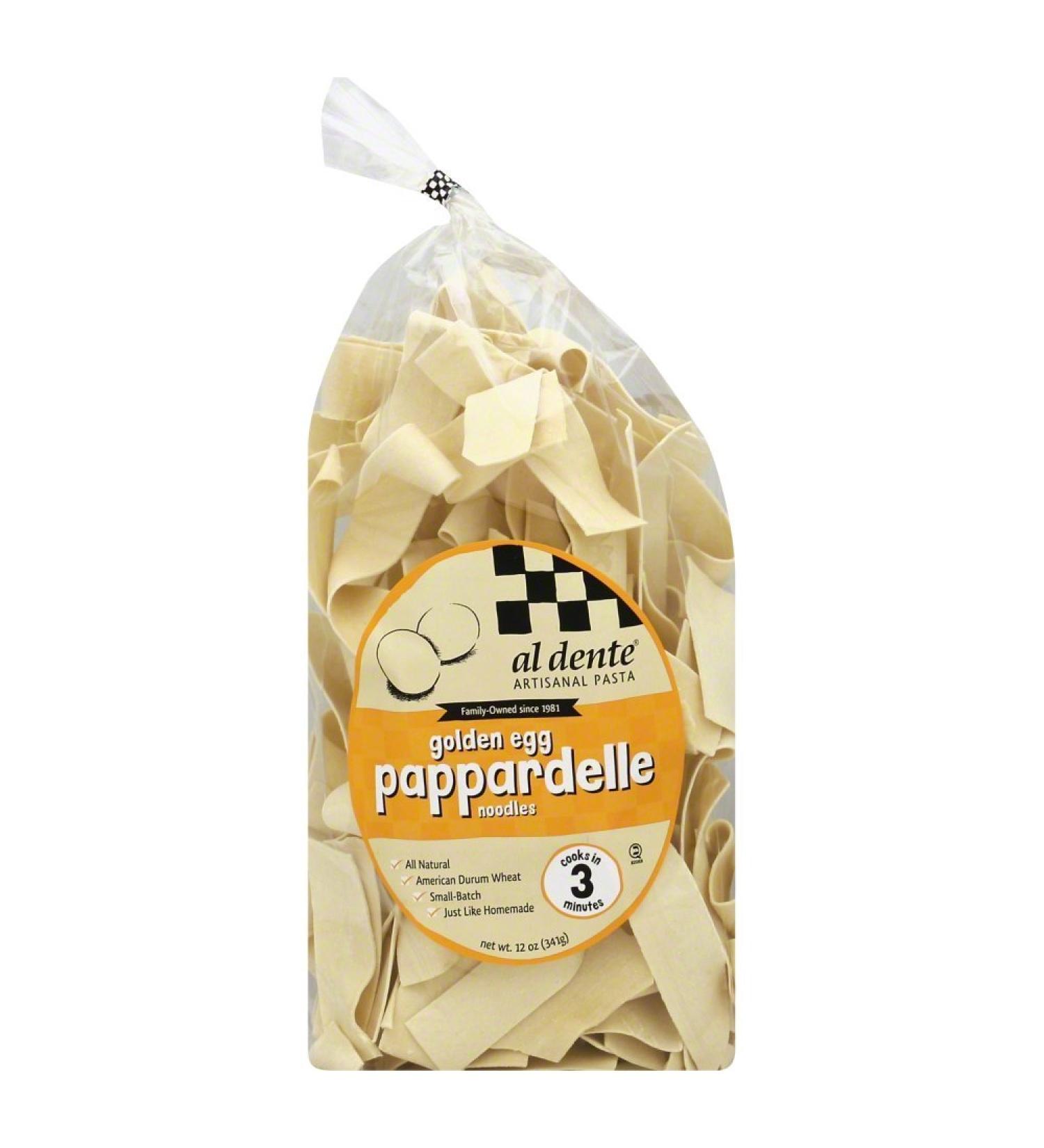 Al Dente Pasta Pappardelle Egg 12.0 OZ(Pack of 1)