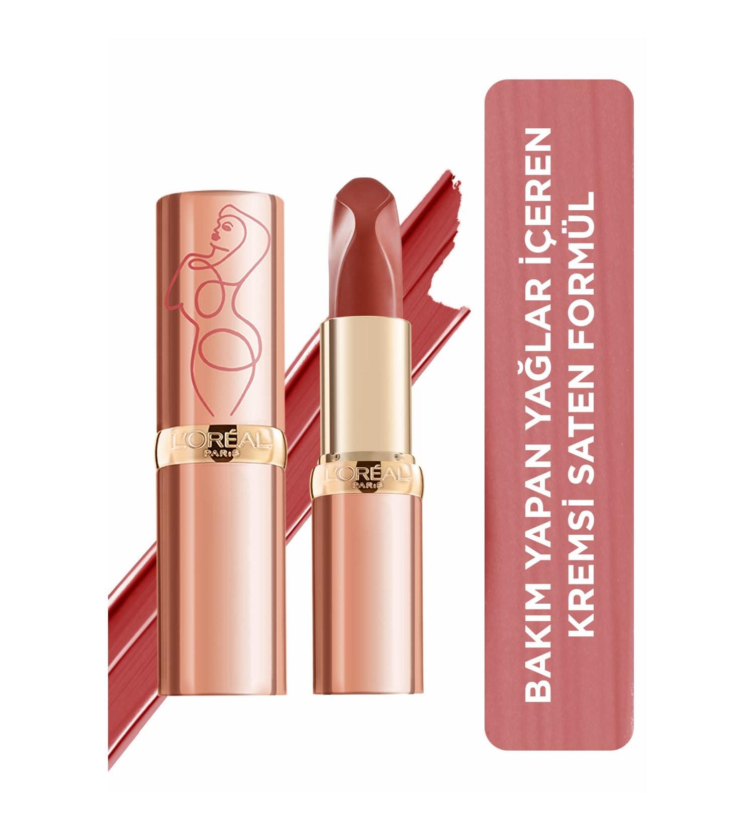 L'Oreal Paris Color Riche Satin Smooth Lipstick Moisturising Pure Pigment Lip Colour With Omega 3 & Vitamin E 179 Decade 179 DECADENT 1 count (Pack of 1) - Buy Online on SooperMarket.com