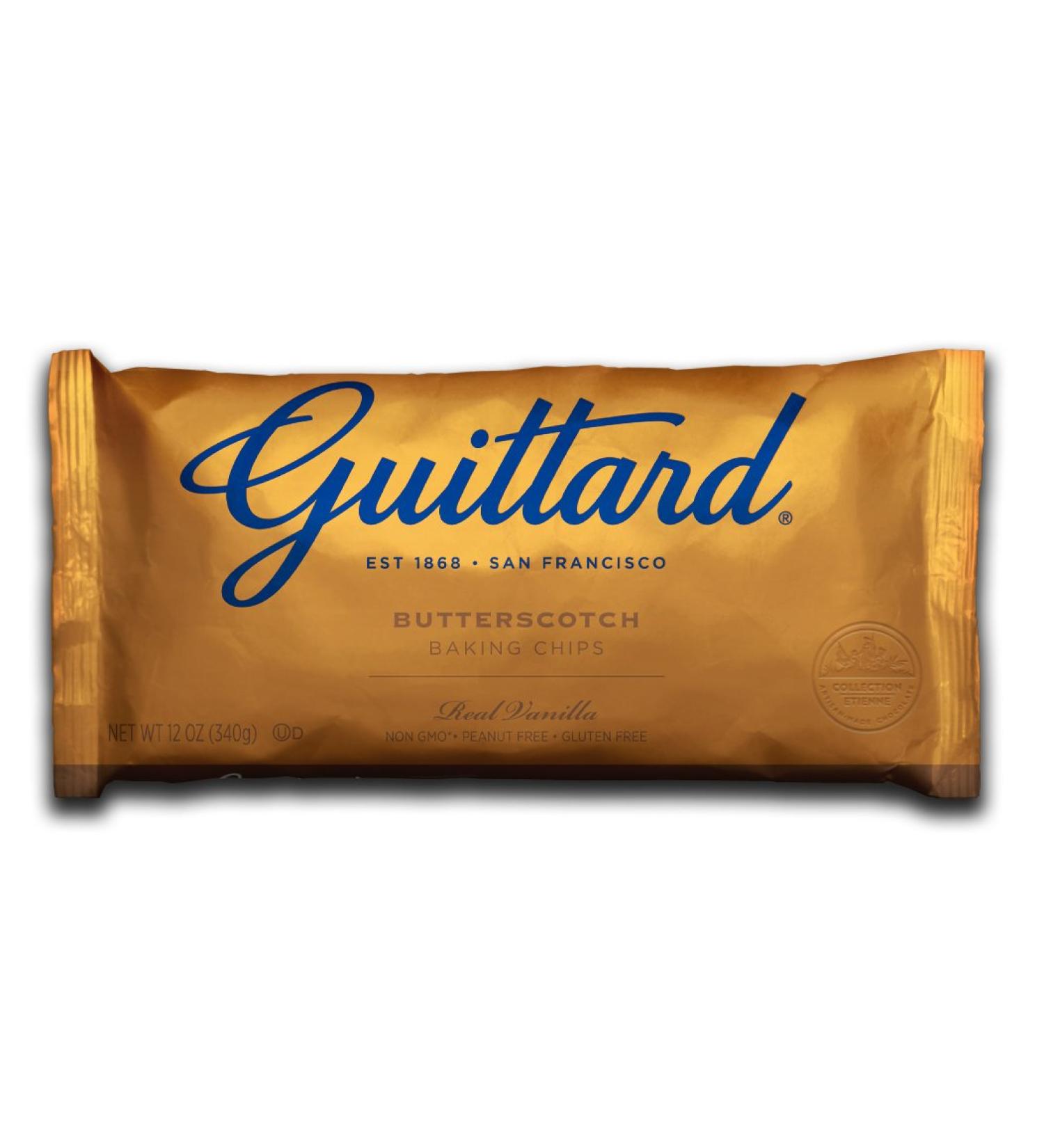 Guittard Chocolate Baking Chips Butterscotch 12 Ounce (Pack of 12)