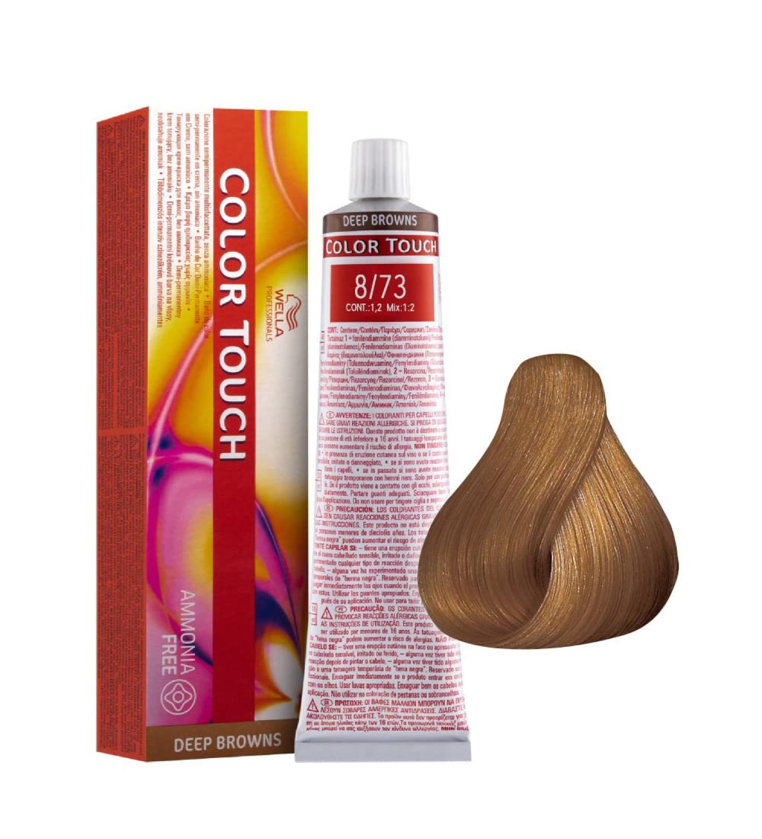 Wella Color Touch 8/73 light blonde brown-gold 60ml gold 1 piece (1 pack)