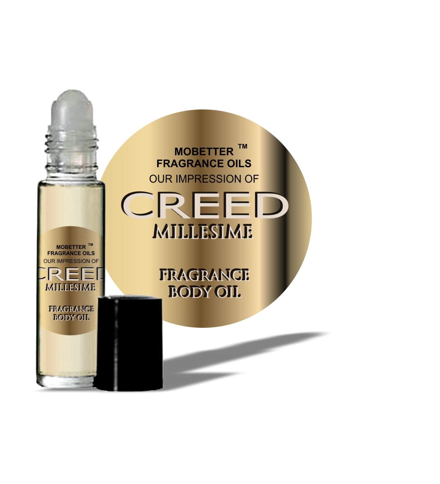 MOBETTER FRAGRANCE OILS' Our Impression of Creed Millesime Body Oil 1/3 oz roll on Glass Bottle marine salty citrus fruity aromatic sweet powdery 0.33 Fl Oz (Pack of 1)