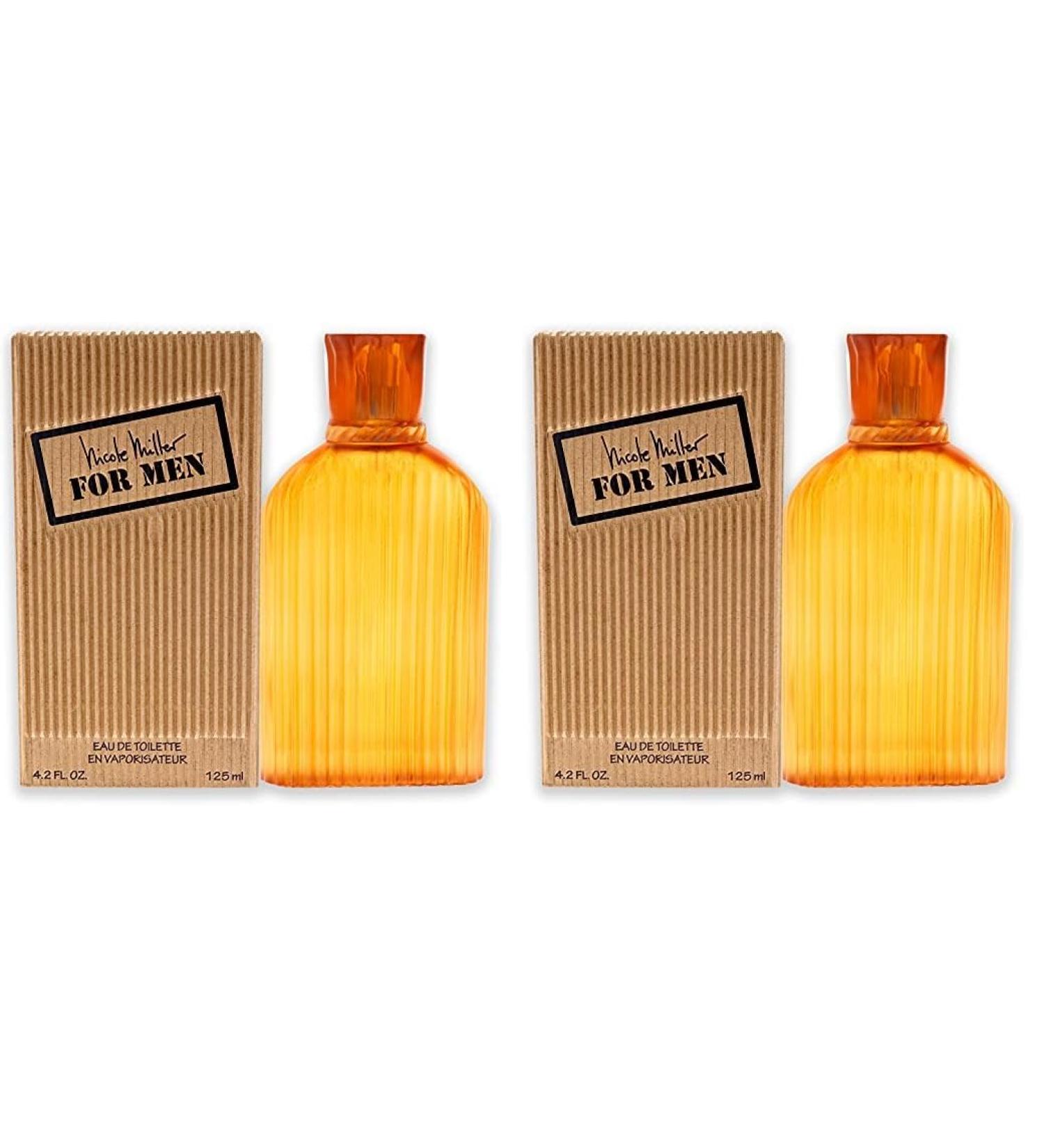 Nicole Miller Cologne EDT Spray for Men 4.2 Ounce orange (NI42M) (Pack of 2) 4.2 Fl Oz (Pack of 2) - Buy Online on SooperMarket.com