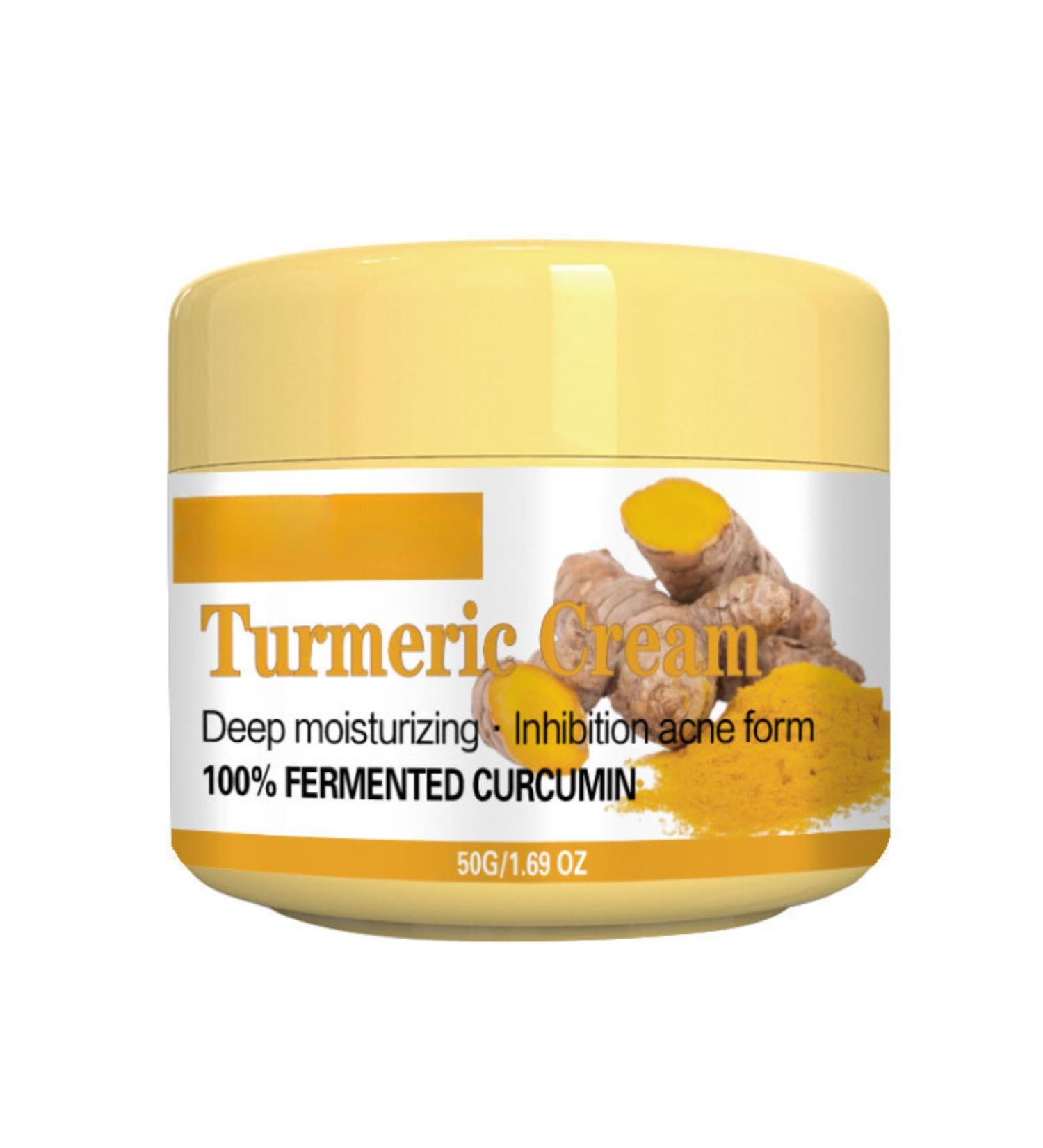 Turmeric Face Cream Skin Lightening Cream Face Moisturiser Anti Wrinkle Face Cream Dark Spot Cream Deep Hydrating Skin Brightening Radiant & Glowing Skin Repairing Face Care - Buy Online on SooperMarket.com