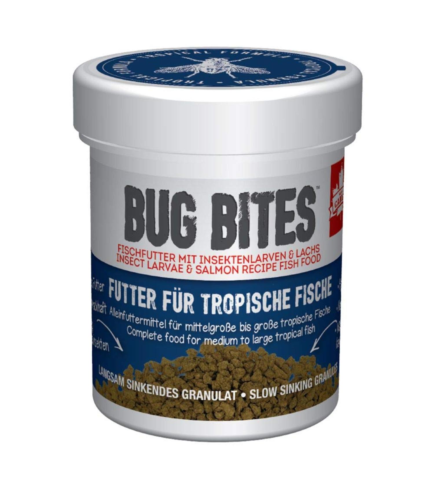 Fluval BUG BIGES FISS FUST - Insect Larvae Granules for Tropical Fish | 45g | Slow-Falling 1.4-1.6mm - Buy Online on SooperMarket.com