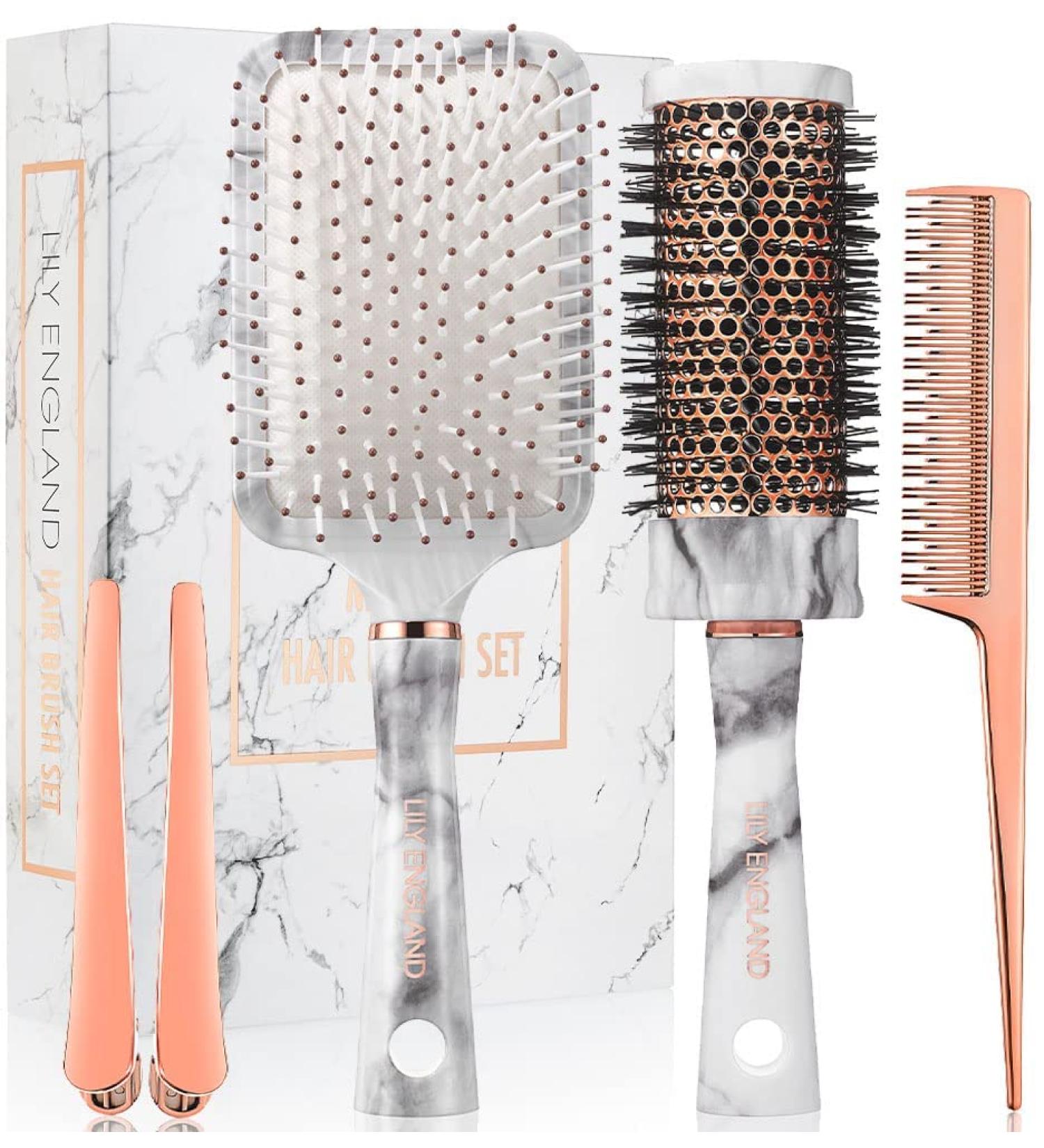 Detangle Hair Brush Set - Luxury Gifts for Women | Lily England - Buy Online on SooperMarket.com