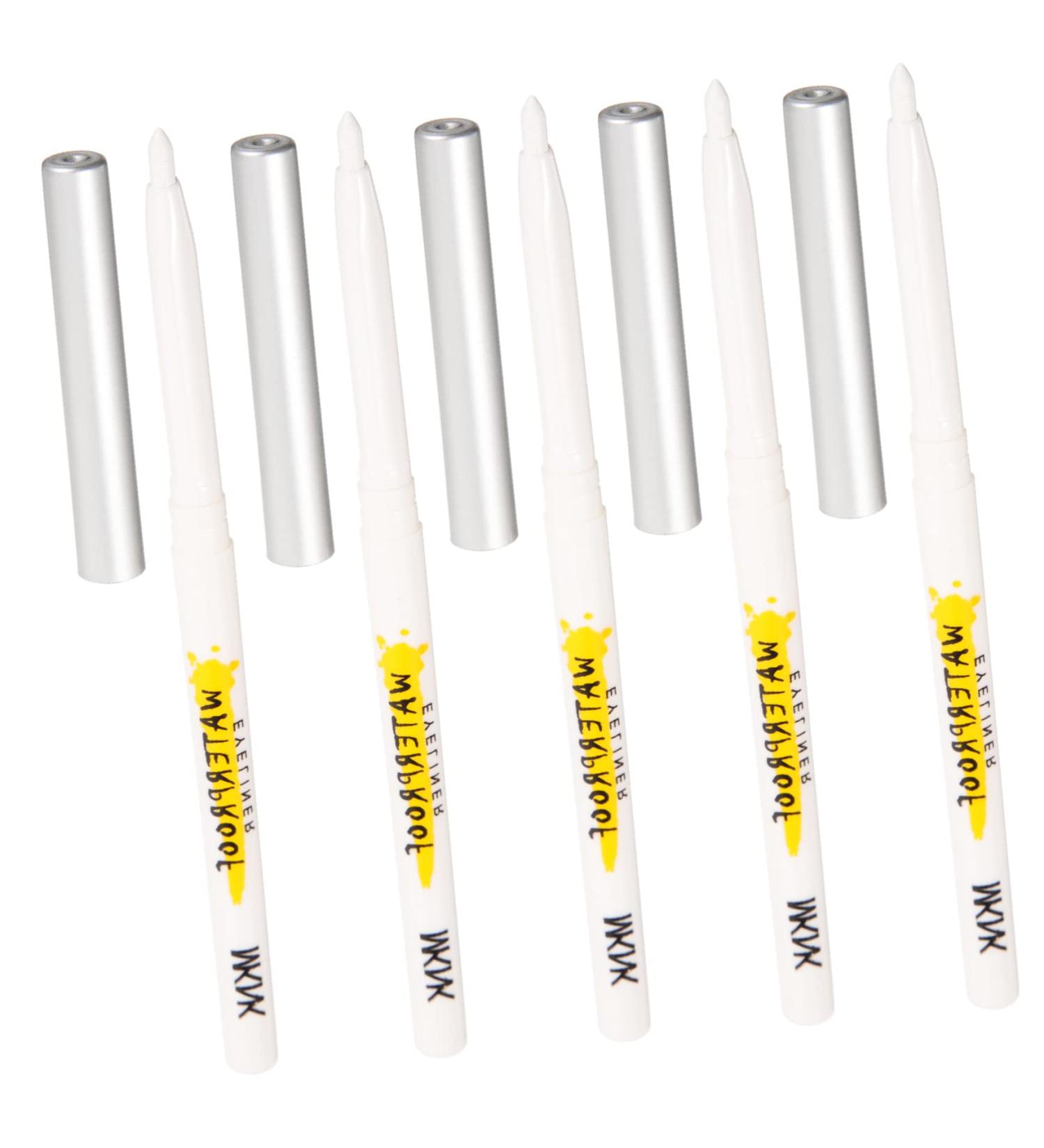 FOYTOKI 5pcs White Lying Silkworm Pen Eye Makeup Pencils White Eyeliner Liquid Pencil Eyeshadow Stick Abs - Buy Online on SooperMarket.com