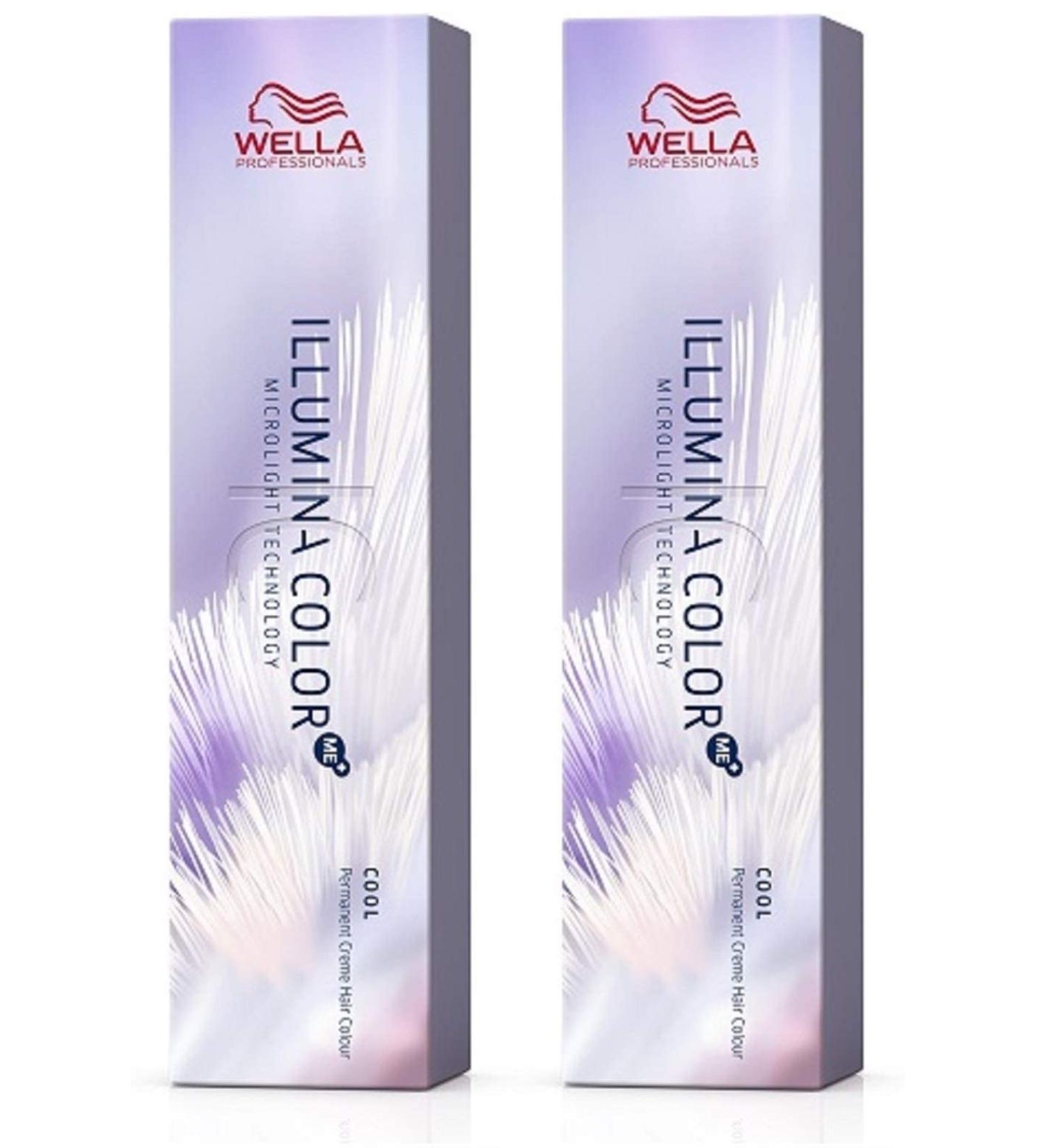 2er Wella Professionals Light Light Blonde Pearl Ash Illumina Color Me+ 10/81 60 ml