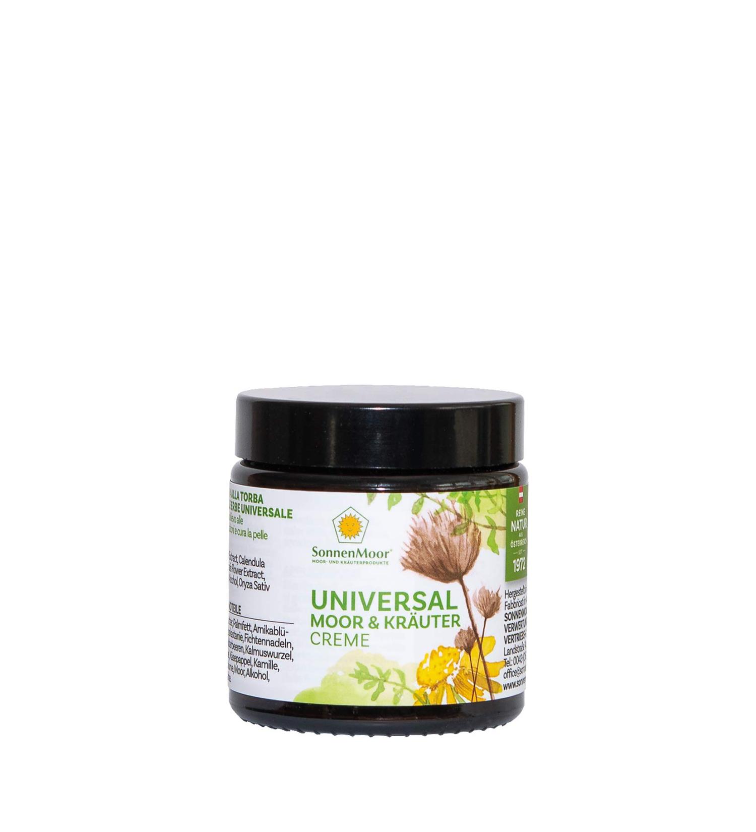 Sonnenmoor Universal Moor & Herb Cream - Natural Ointment with Arnica & Horse Chestnut for Skin Care (90g) - International Shipping Available - Buy Online on SooperMarket.com