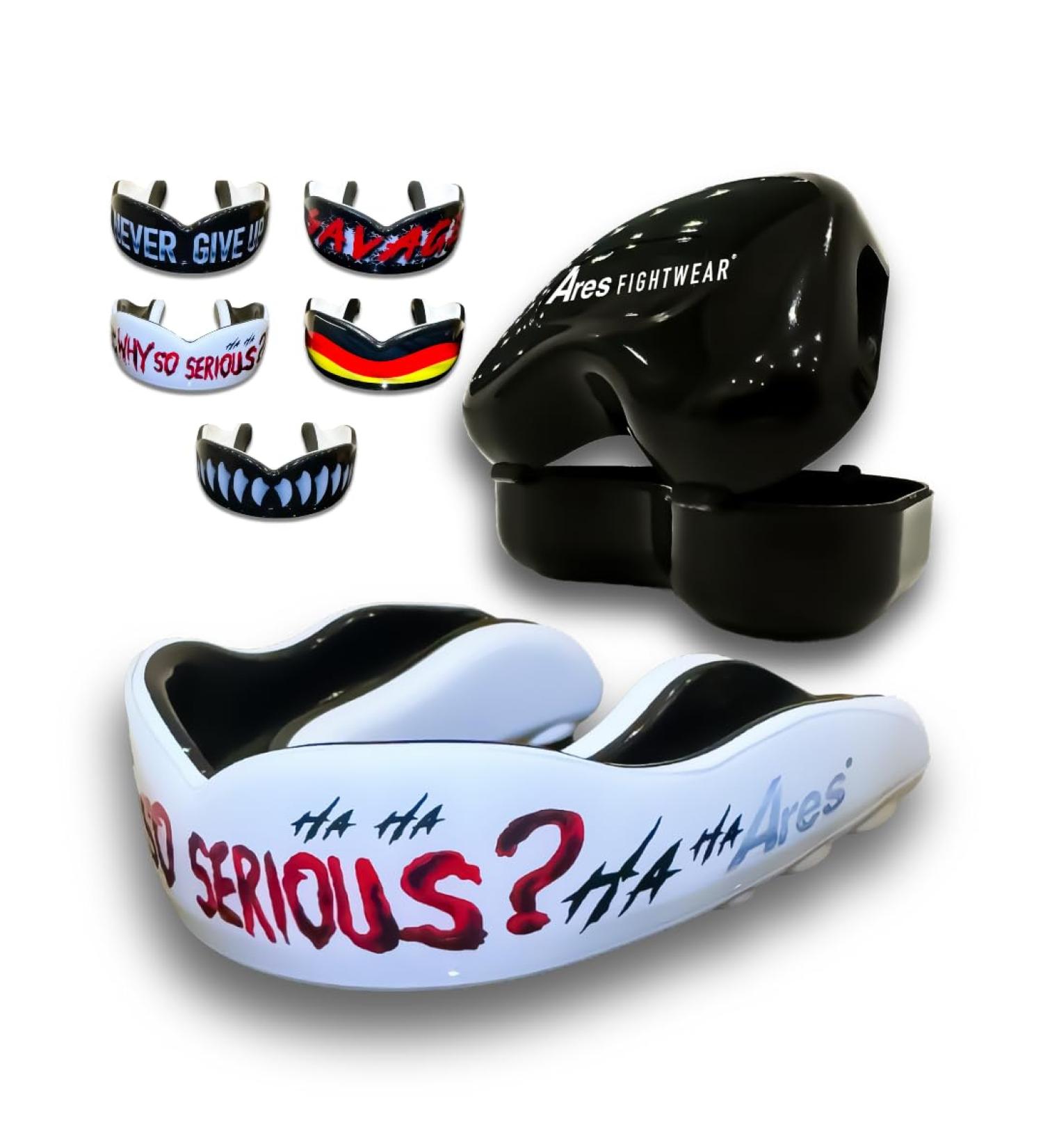 Ares Fightwear Premium Mouthguard - Top Quality Boxing & MMA Protection for Athletes | Ideal Fit with Storage Box - Buy Online on SooperMarket.com