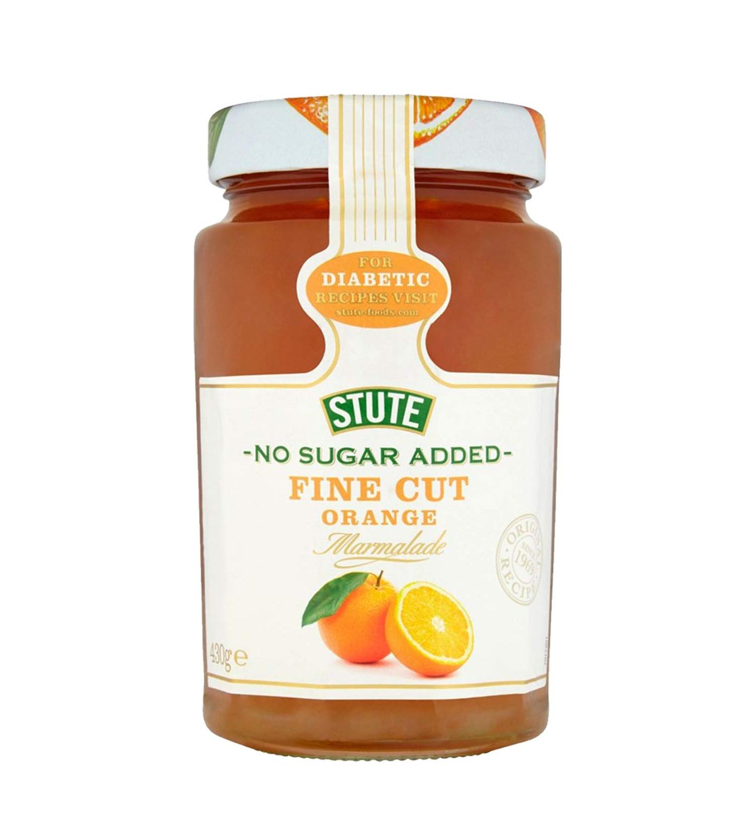 Stute No Sugar Added Fine Cut Orange Marmalade 430g - Buy Online on SooperMarket.com