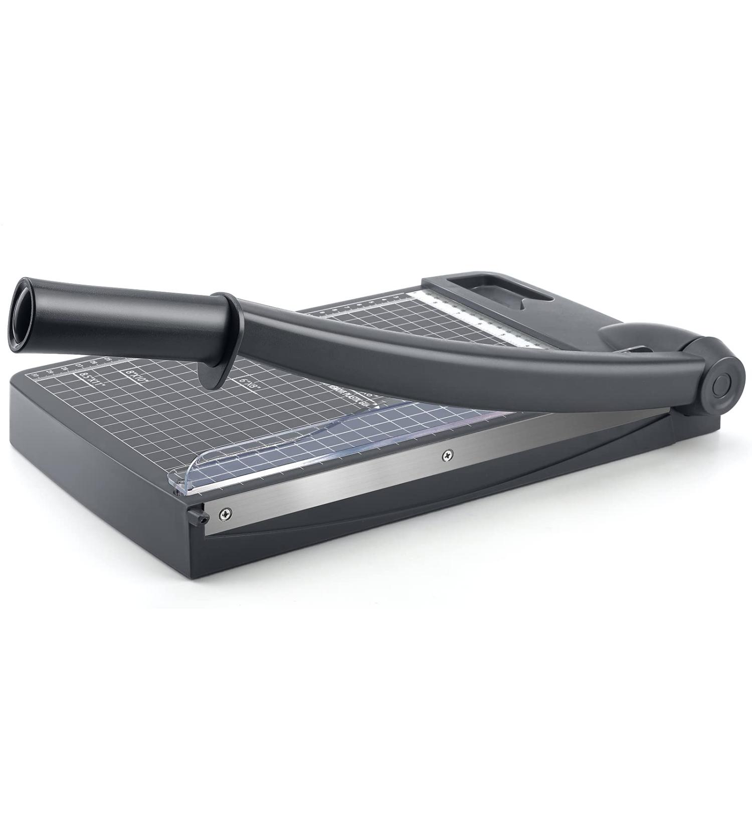 MROCO Paper Cutter 12" Cut Length Paper Trimmer  Guillotine Trimmer with 12 sheet Capacity Paper Cutting Board  Heavy Duty Guillotine Paper Cutters and Trimmers for Cardstock Paper Crafts Paper Slicer - Buy Online on SooperMarket.com
