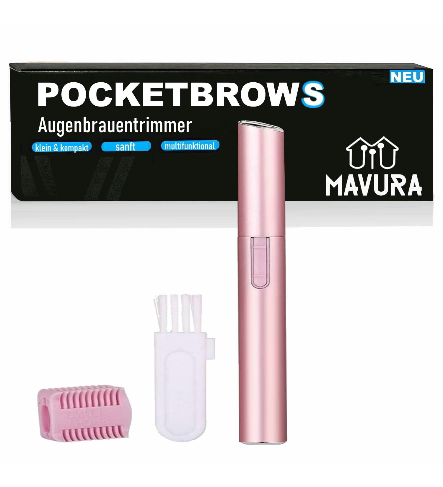 POCKETBROWS Electric Eyebrow Trimmer & Razor - Ultimate Precision Hair Removal - Buy Online on SooperMarket.com