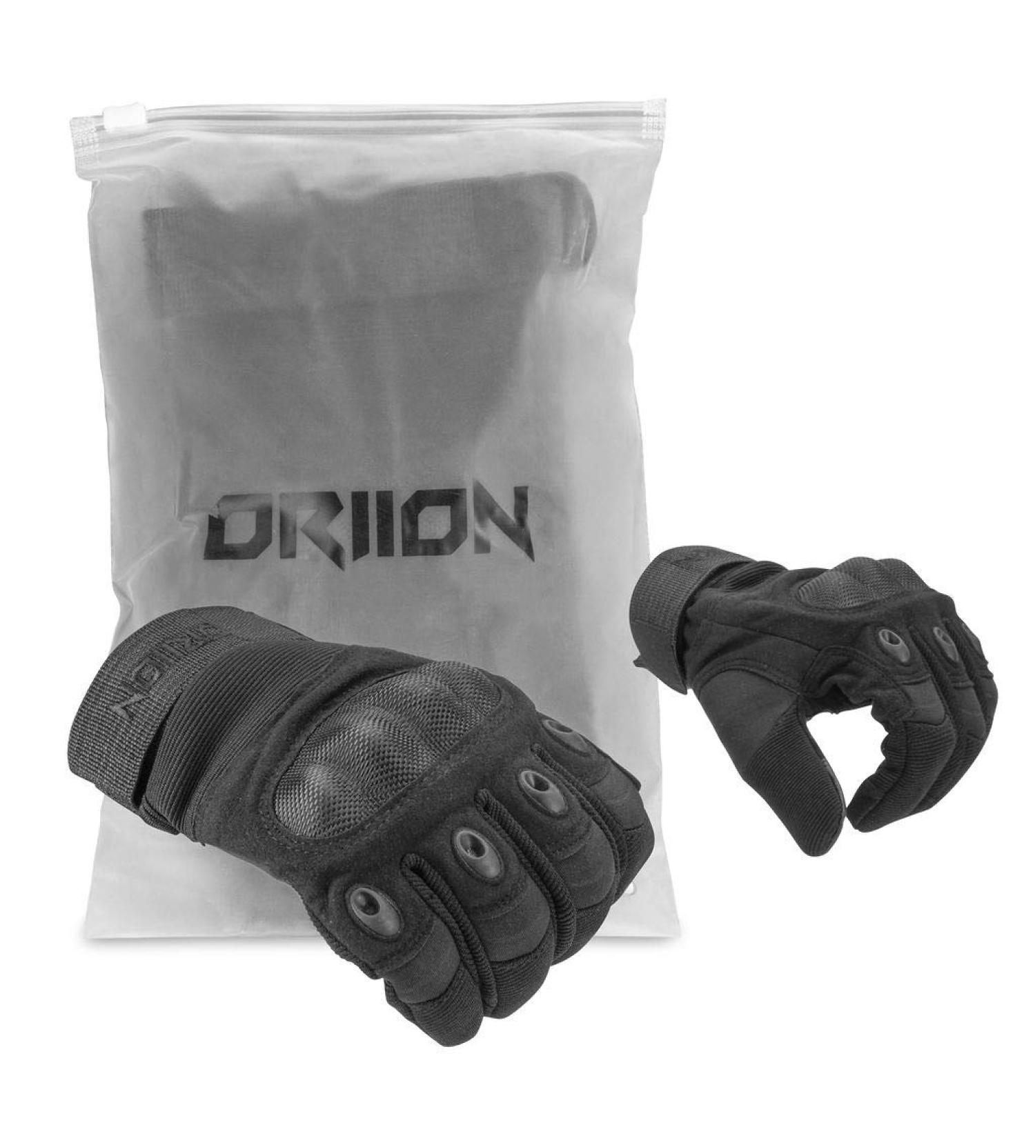 ORIION Tactical Gloves for Men - Heavy Duty Combat & Shooting Gloves | Full-Finger Paintball, Climbing & Riding Gloves - X-Large Size | Ideal for Airsoft - Buy Online on SooperMarket.com