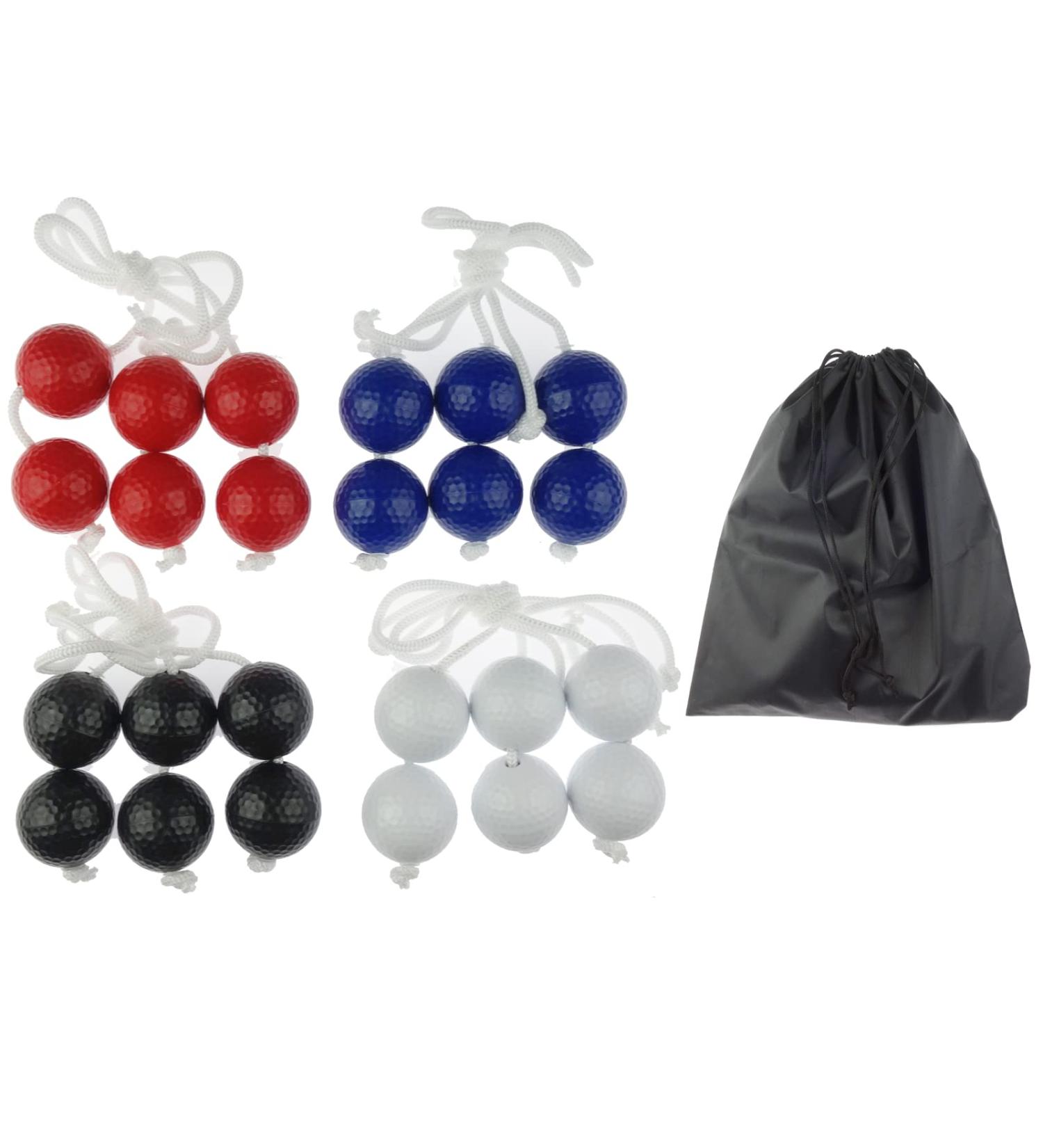 Miokun 12 Pack Ladder Balls Ladder Toss Balls Replacement with Storage Bag for Toss Match - Buy Online on SooperMarket.com