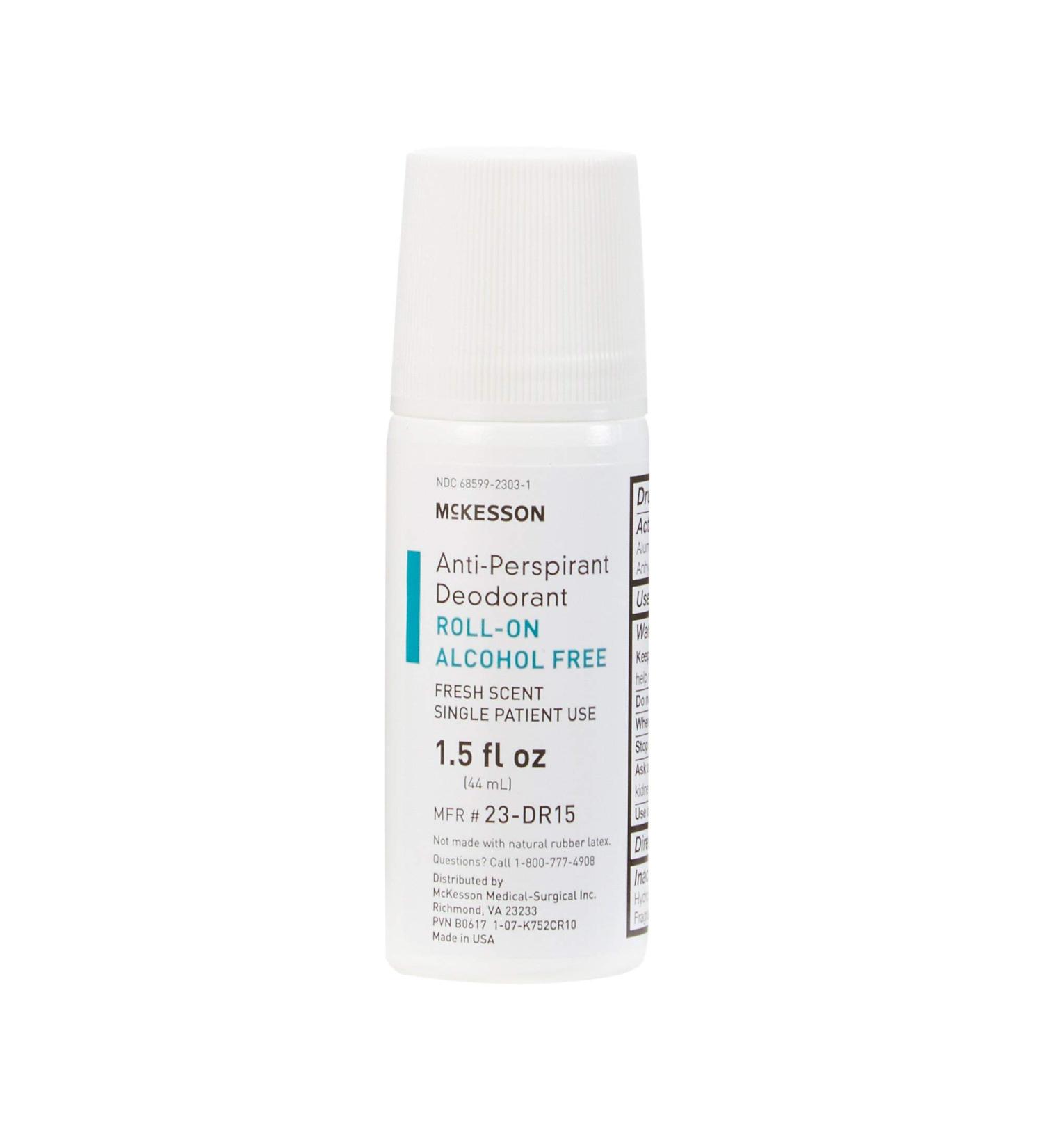 McKesson Alcohol-Free Deodorant Roll-On, Fresh Scent - 1.5 fl oz (1 Count) - Buy Online on SooperMarket.com