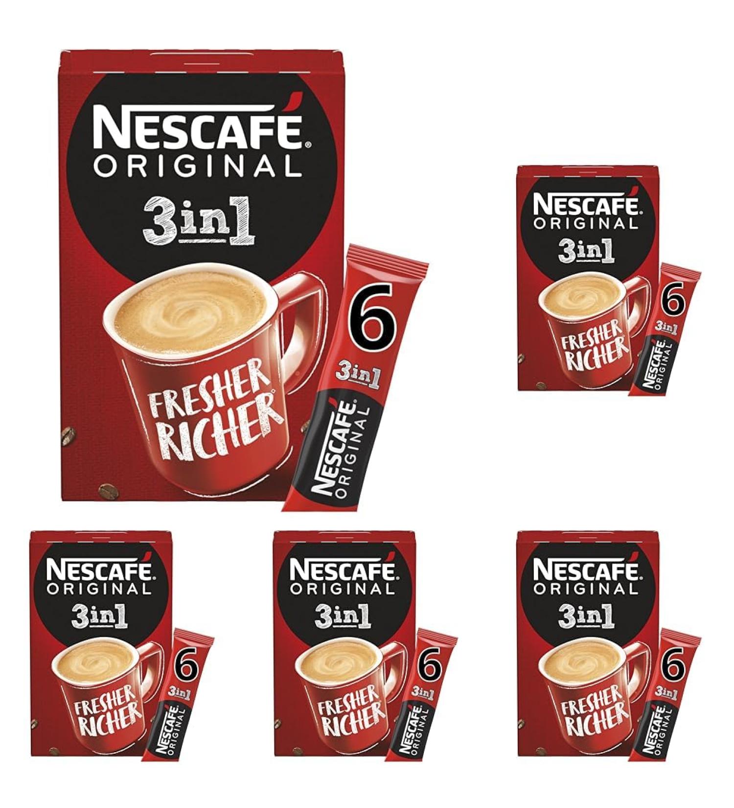 Nescaf Original 3in1 17 g 6 Count (Pack of 5) - Buy Online on SooperMarket.com