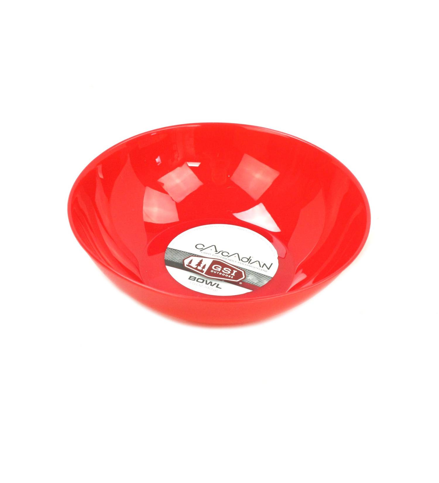 GSI Outdoors Cascadian Bowl - Red | Lightweight Camping Bowl | Durable Outdoor Dinnerware - Buy Online on SooperMarket.com