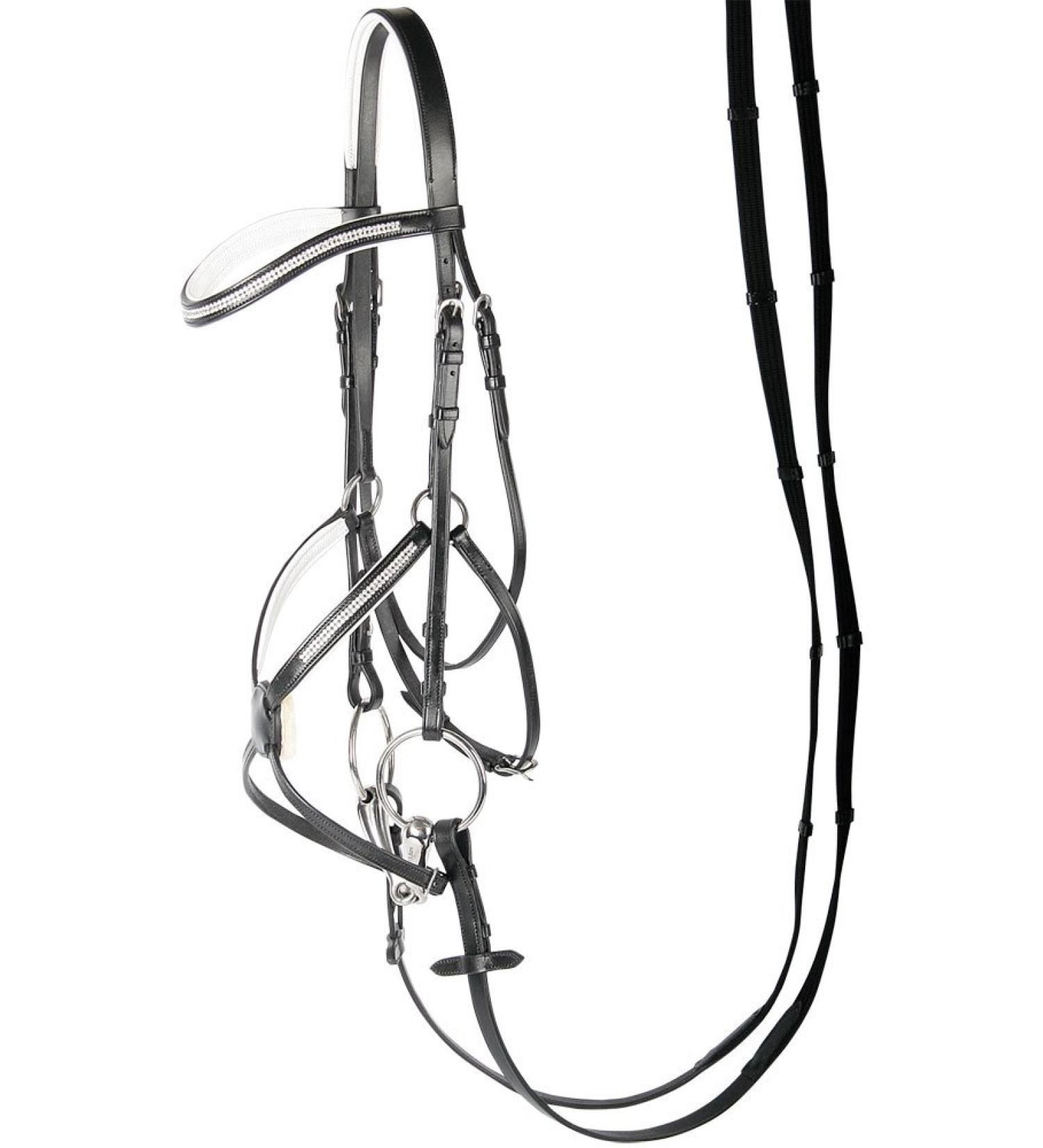 Harry's Horse Hoofdstel Mexicaans Crystal Color: black Size: Full L black