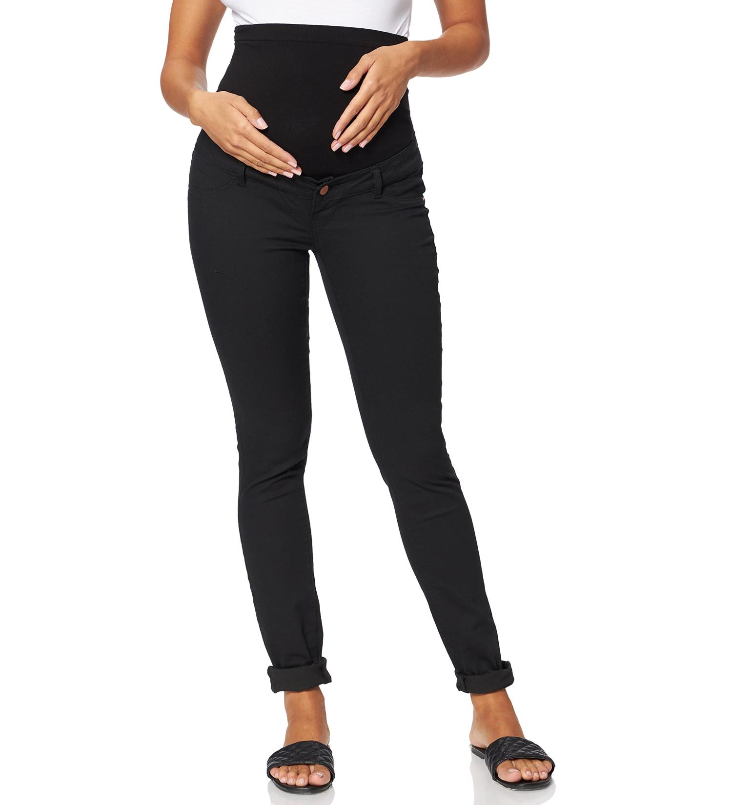 Mamalicious Women's Mljuliane Slim Maternity Jeans in Black - Size 28 - Buy Online on SooperMarket.com