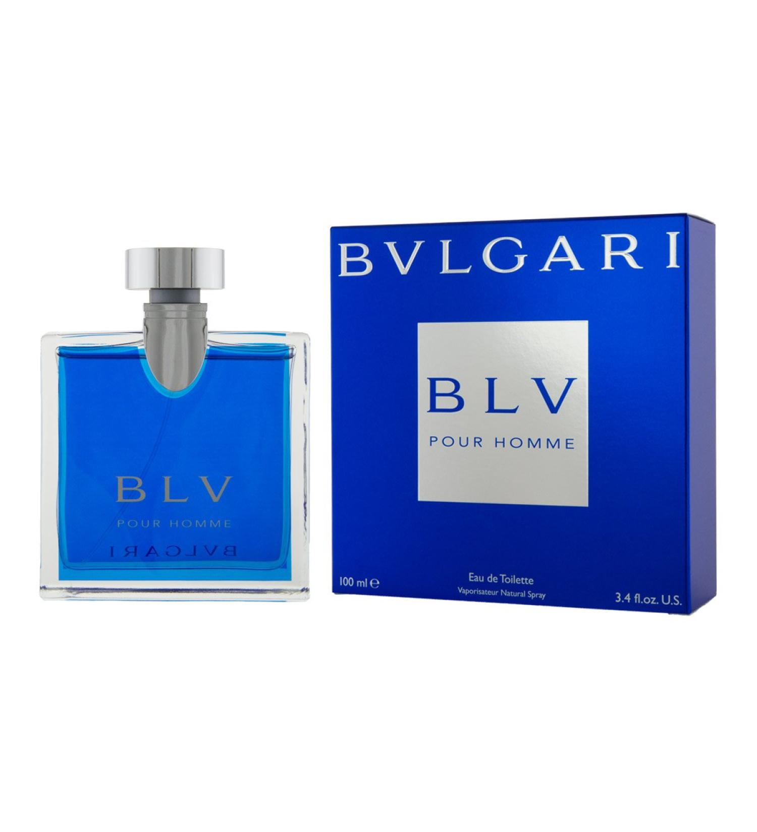 Bvlgari Men's BLV Pour Homme EDT Spray Blue 3.4 oz